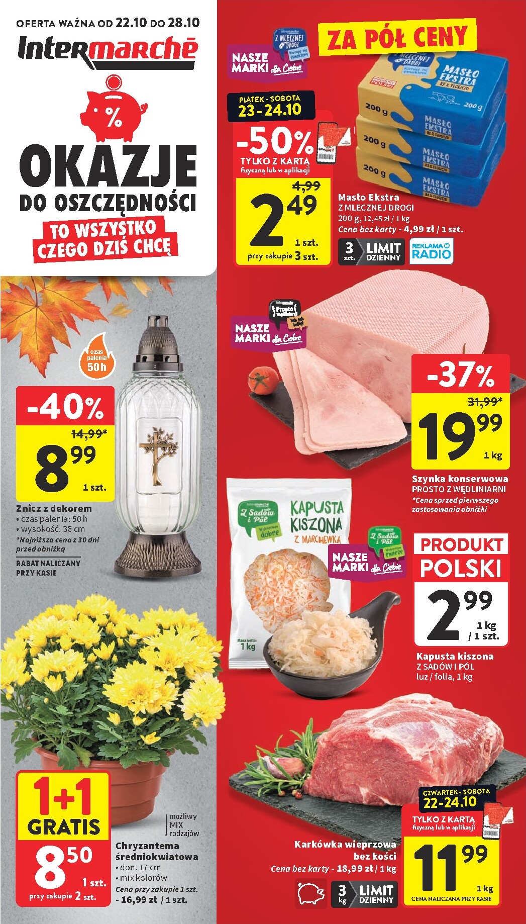 Aktualna gazetka Intermarché ważna od 22.10.2026 do 28.10.2026