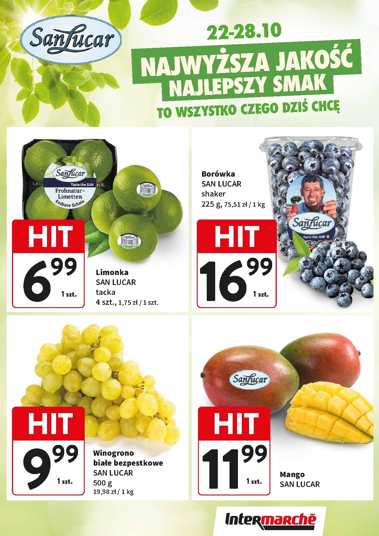Aktualna gazetka Intermarché - Świeży Kram ważna od 22.10.2026 do 28.10.2026