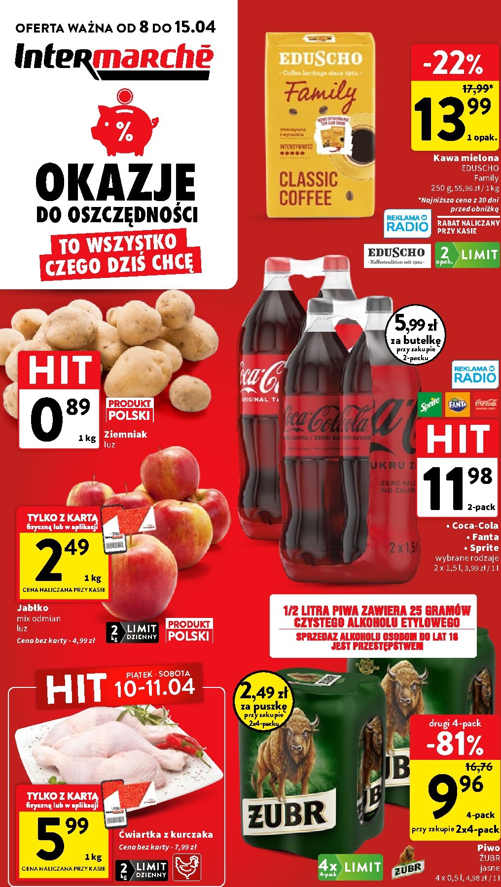 Nowa gazetka Intermarché ważna od 08.04.2026 do 15.04.2026