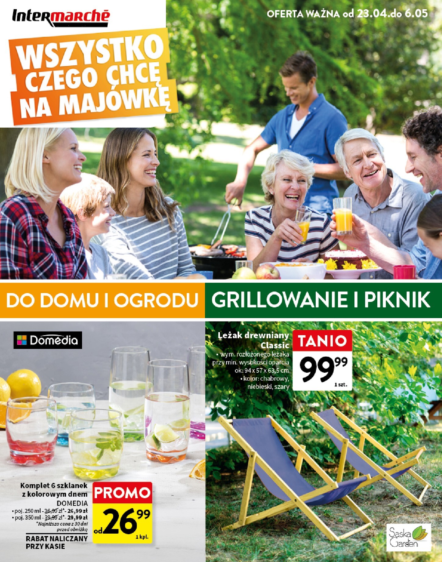 Aktualna gazetka Intermarché - Do domu i ogrodu ważna od 23.04.2026 do 06.05.2026