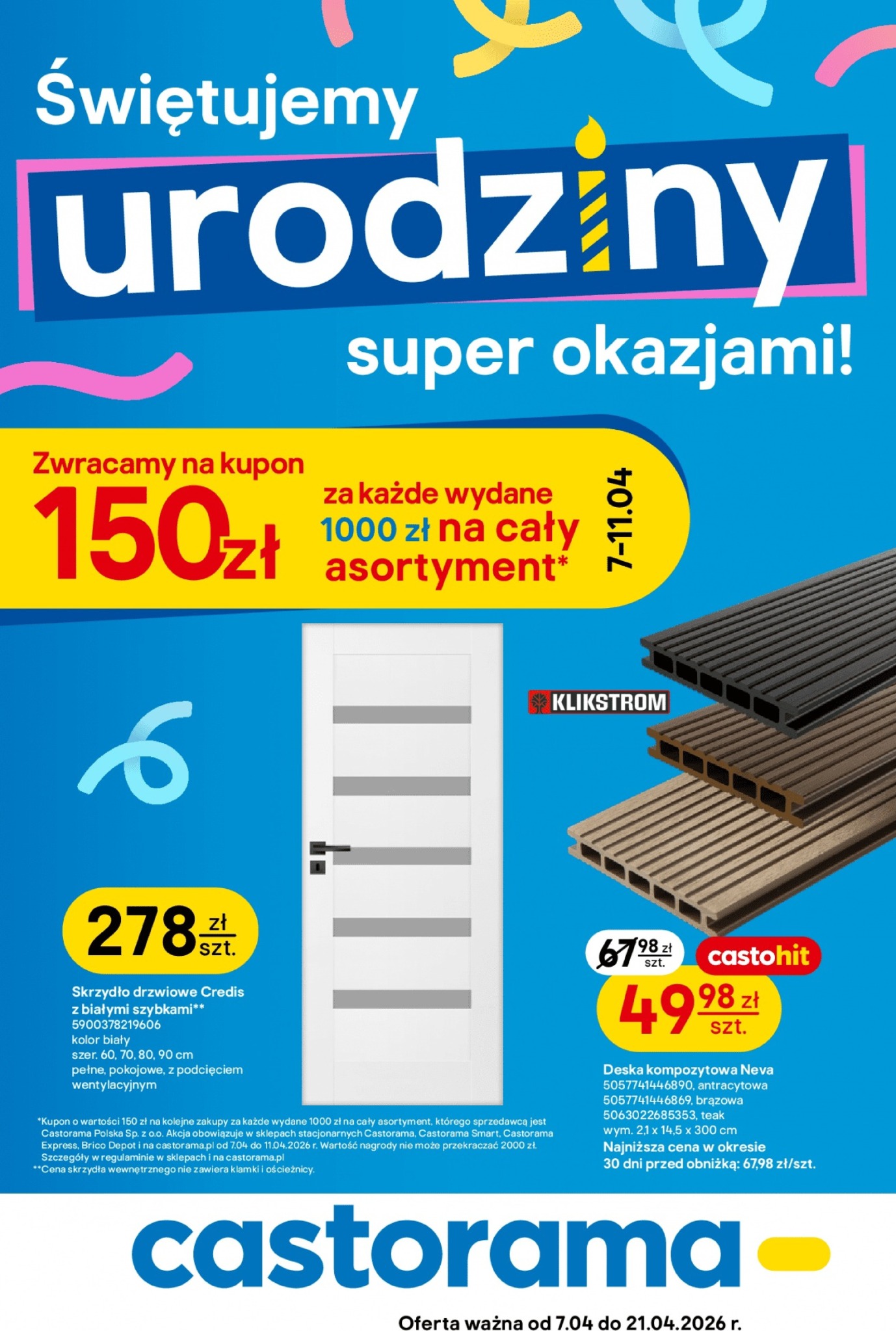 Aktualna gazetka Castorama ważna od 07.04.2026 do 21.04.2026