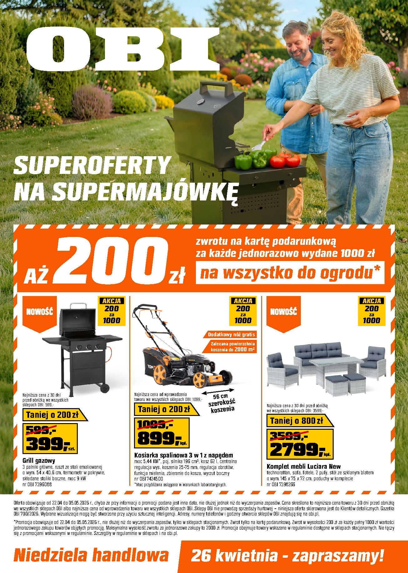 Nowa gazetka OBI ważna od 22.04.2026 do 05.05.2026