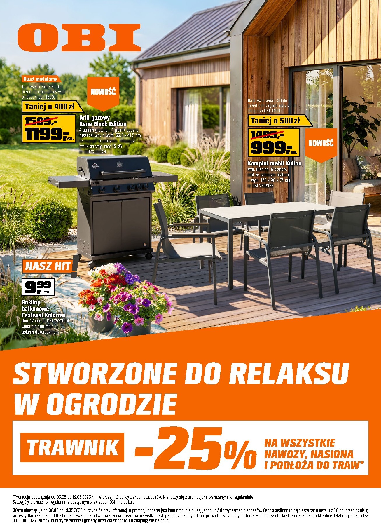 Nowa gazetka OBI ważna od 06.05.2026 do 19.05.2026
