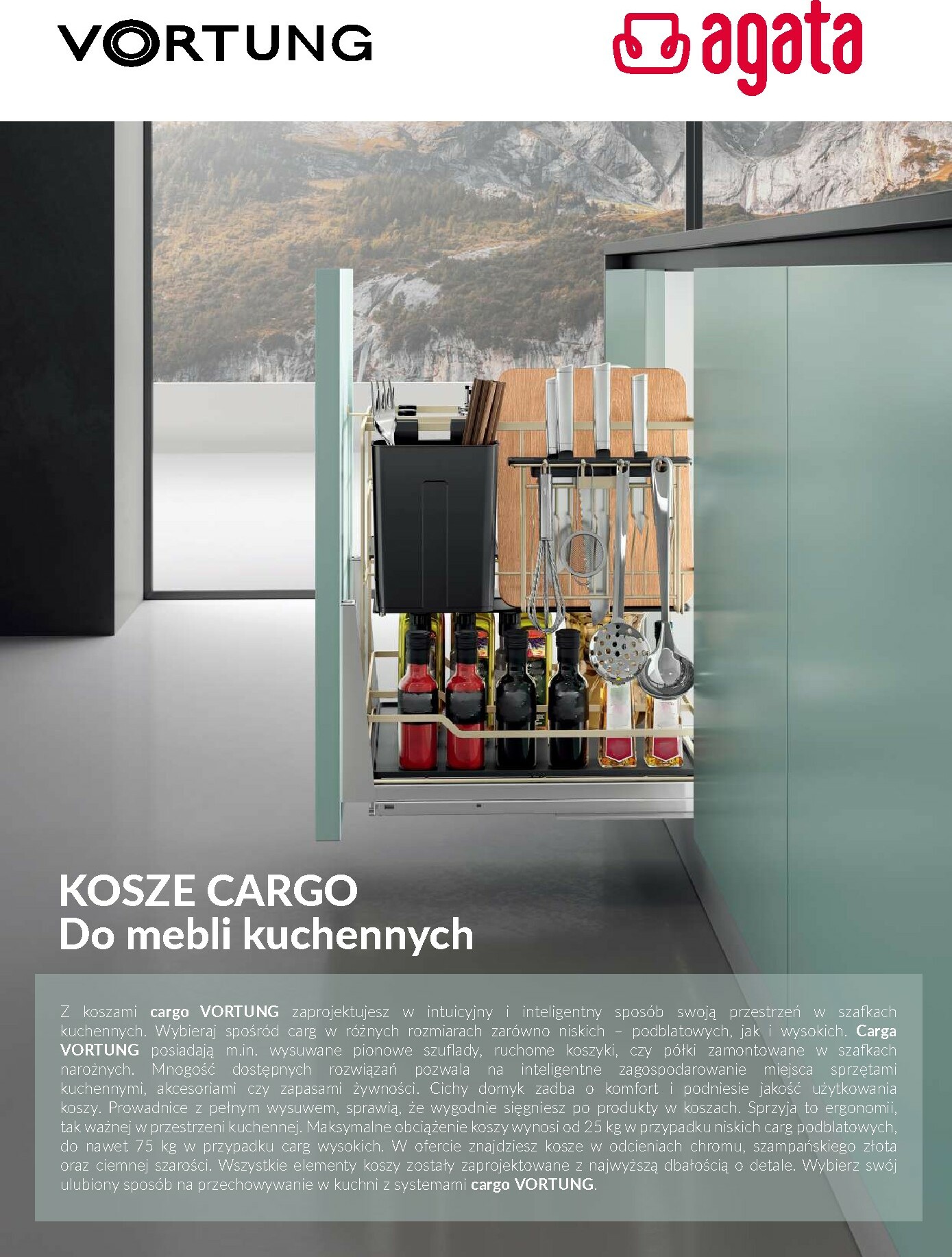 Gazetka Agata Meble - VORTUNG Systemy cargo - ważna od 01.10. do 31.12.