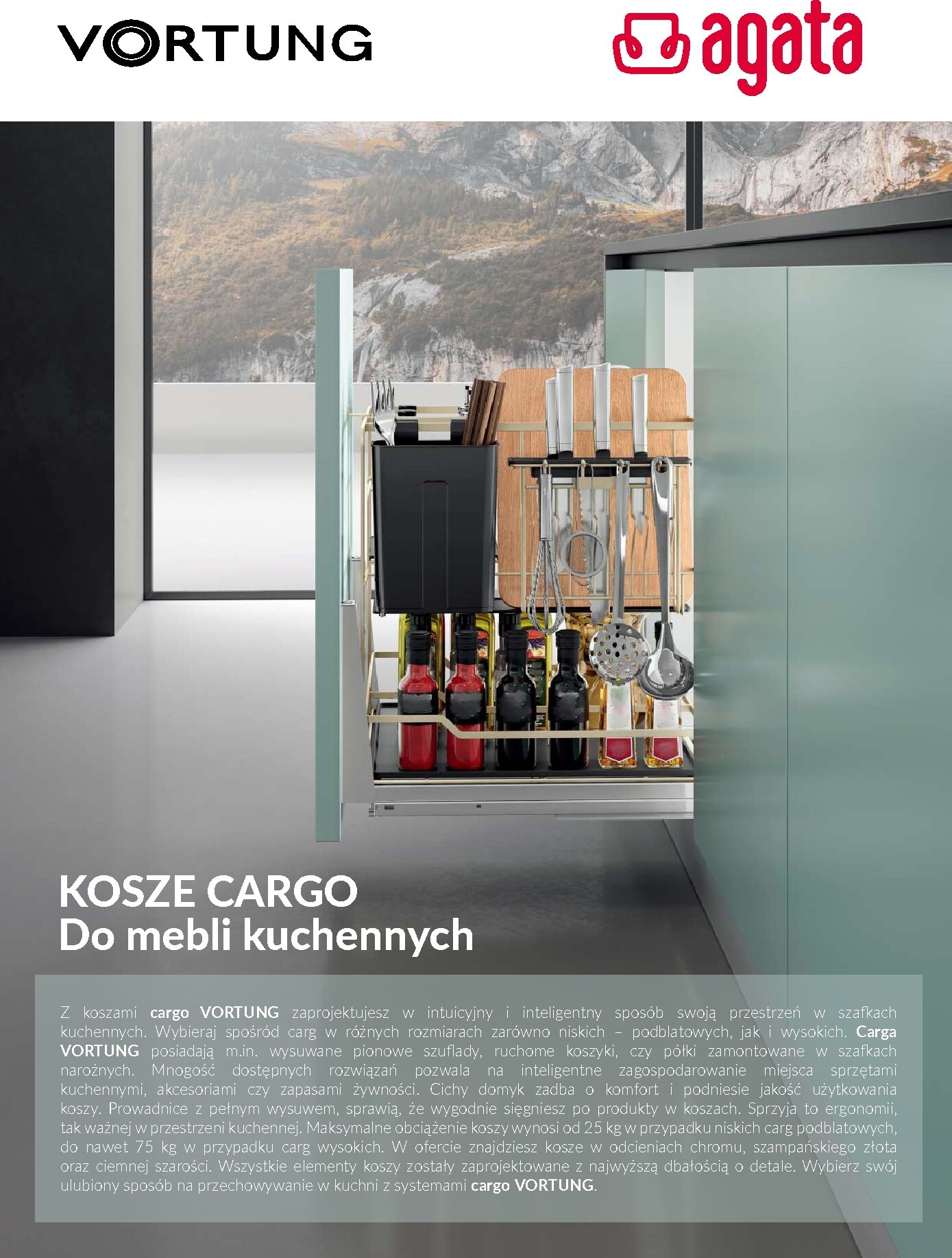 Aktualna gazetka Agata Meble - VORTUNG Systemy cargo ważna od 08.04.2026 do 31.12.2026