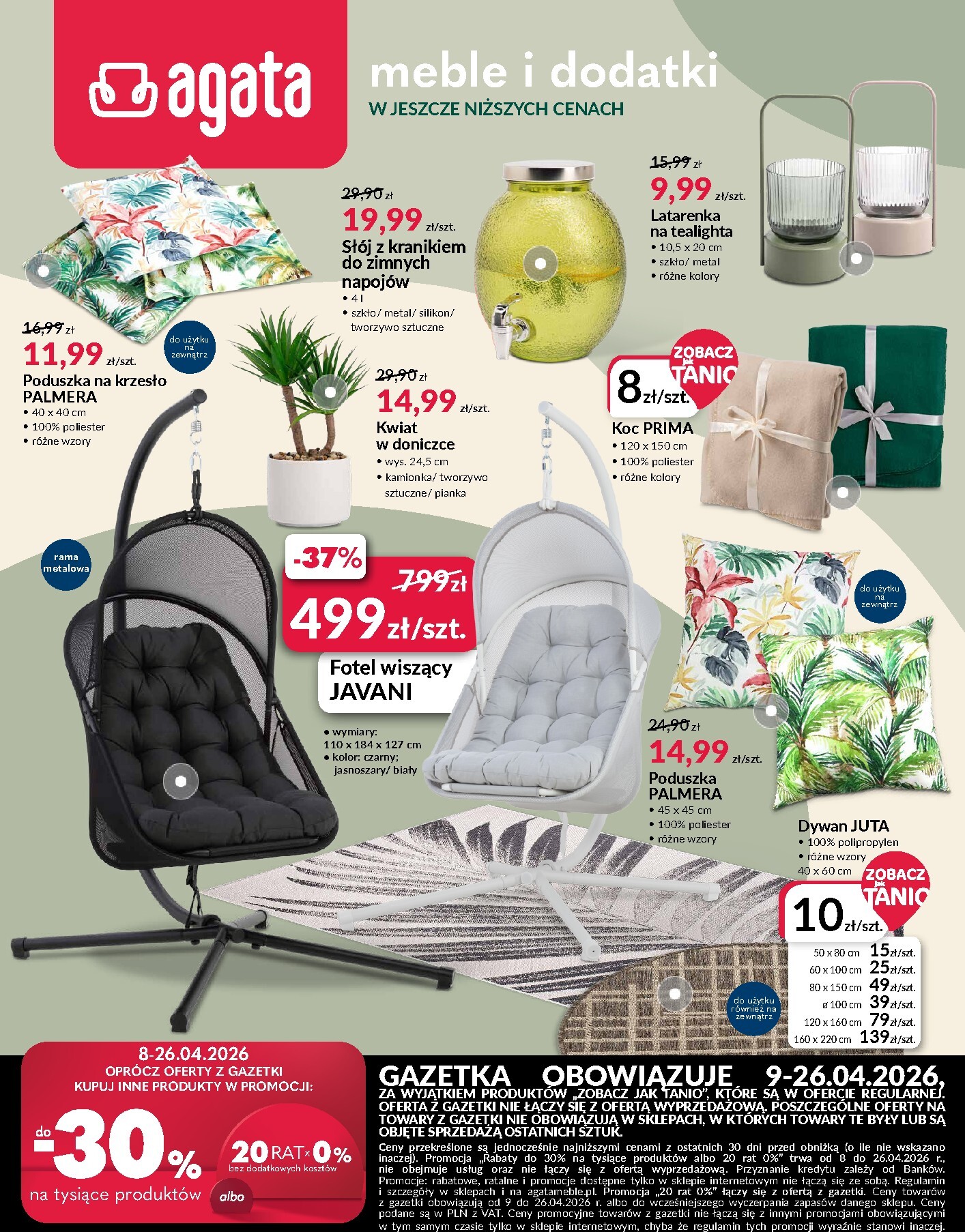 Aktualna gazetka Agata Meble ważna od 08.04.2026 do 26.04.2026