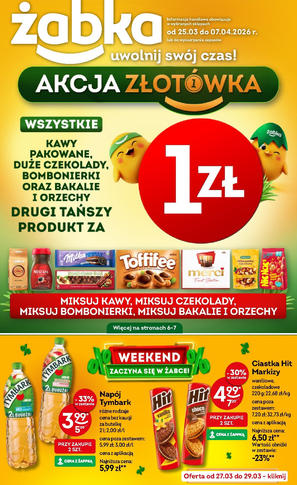 Gazetka Żabka - ważna od 25.03.2026 do 07.04.2026