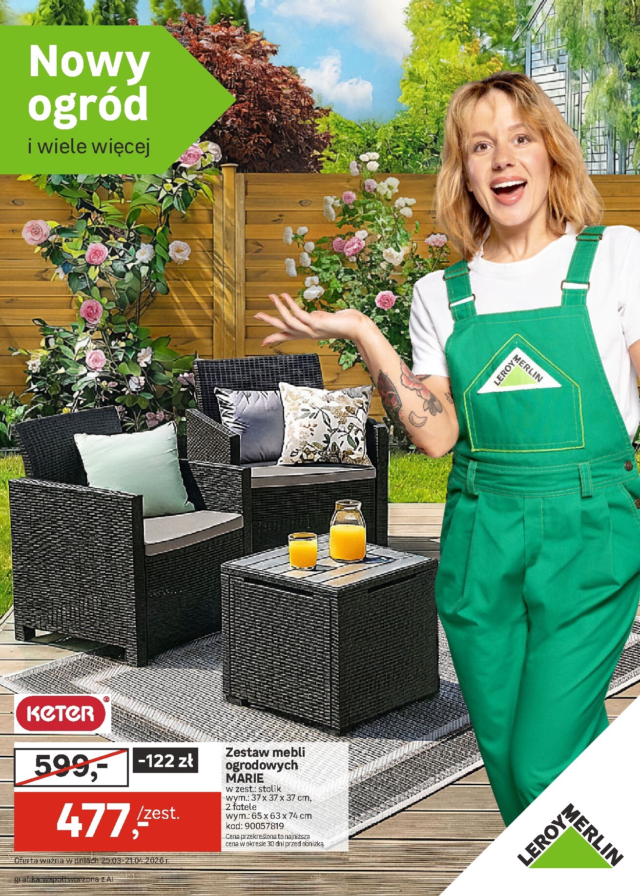 Gazetka Leroy Merlin - ważna od 25.03.2026 do 21.04.2026