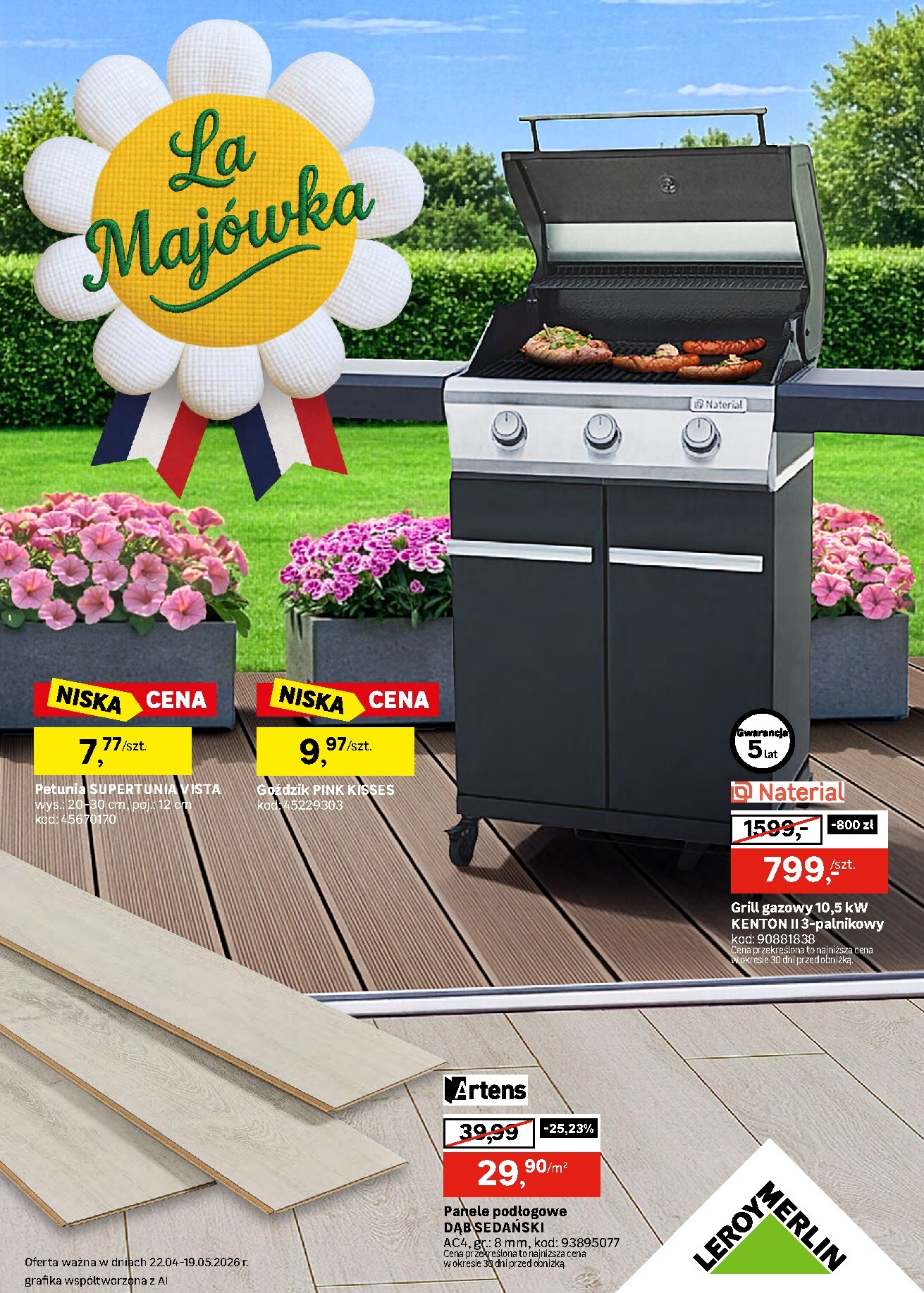 Aktualna gazetka Leroy Merlin ważna od 22.04.2026 do 19.05.2026