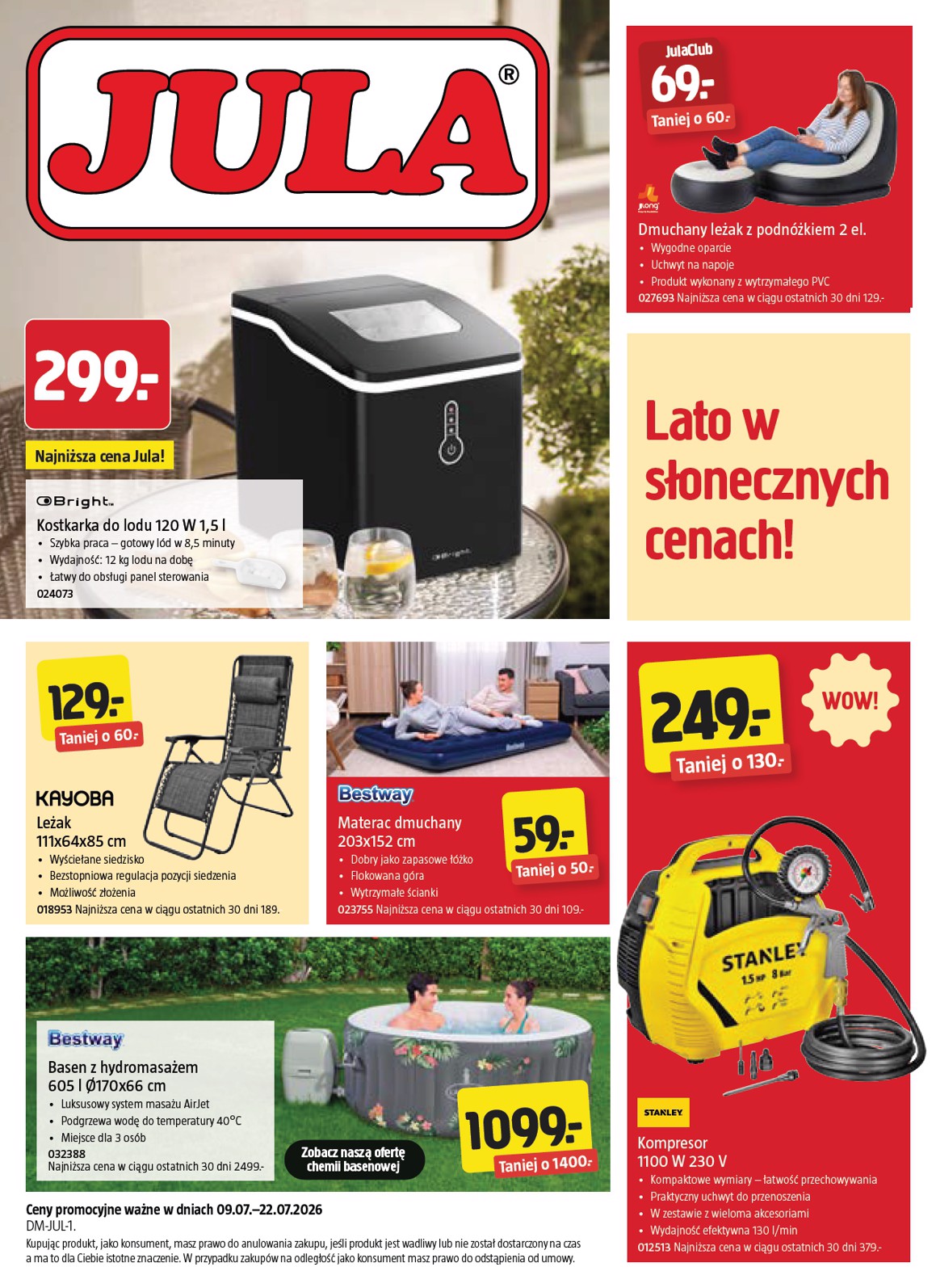 Aktualna gazetka Jula ważna od 09.07.2026 do 22.07.2026