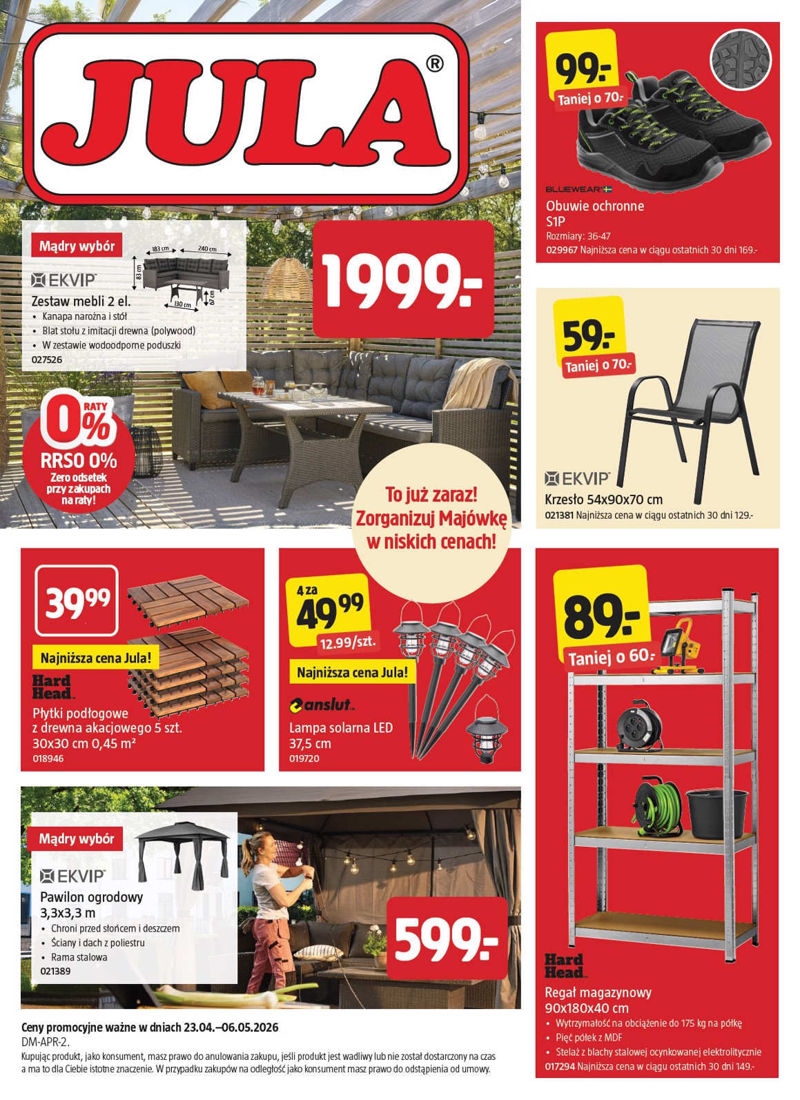 Aktualna gazetka Jula ważna od 23.04.2026 do 06.05.2026