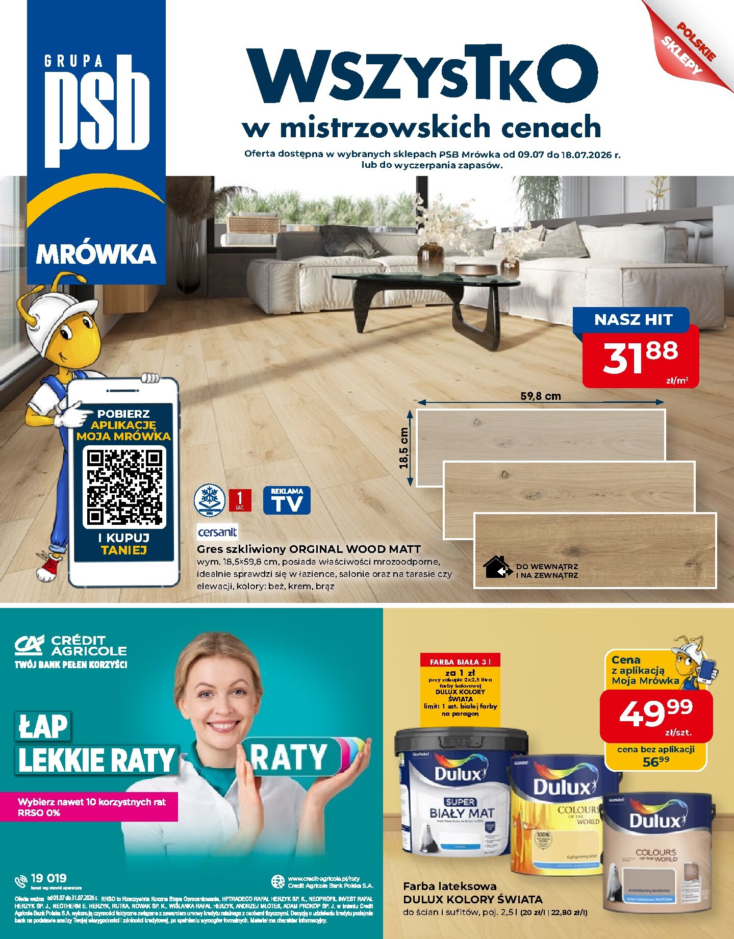 Nowa gazetka Mrówka ważna od 09.07.2026 do 18.07.2026