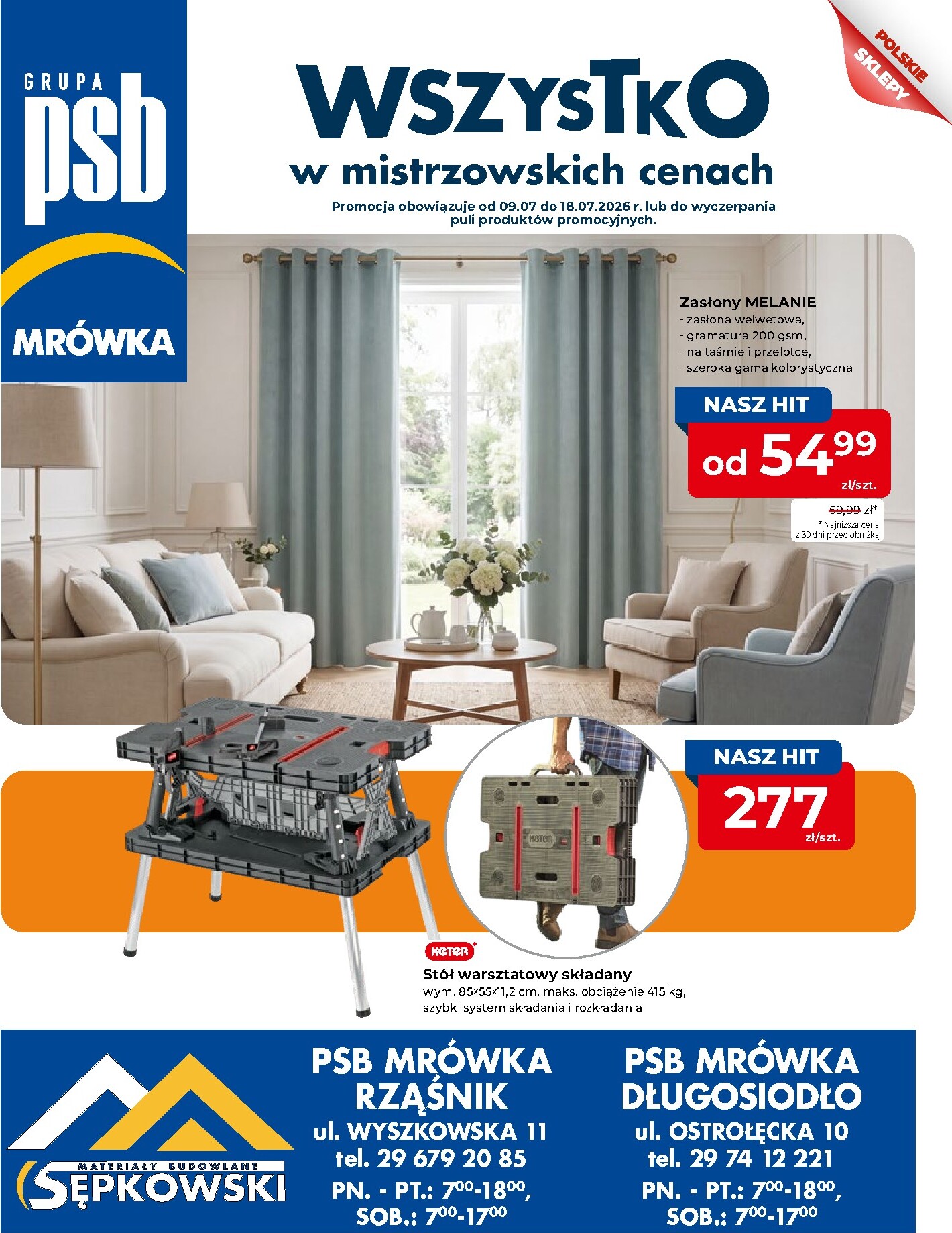 Nowa gazetka Mrówka - Długosiodło ważna od 09.07.2026 do 18.07.2026
