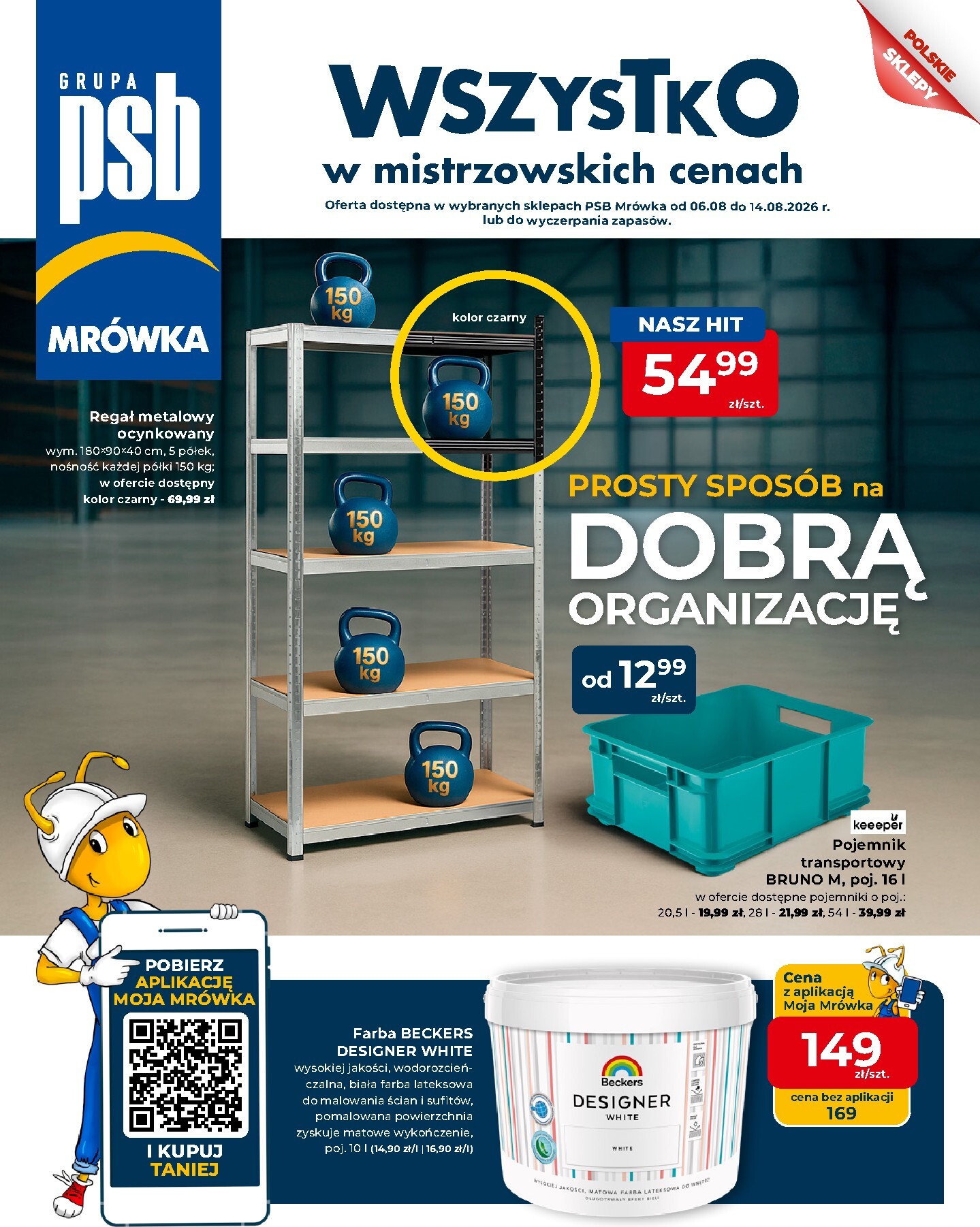 Nowa gazetka Mrówka - Będzino ważna od 06.08.2026 do 14.08.2026