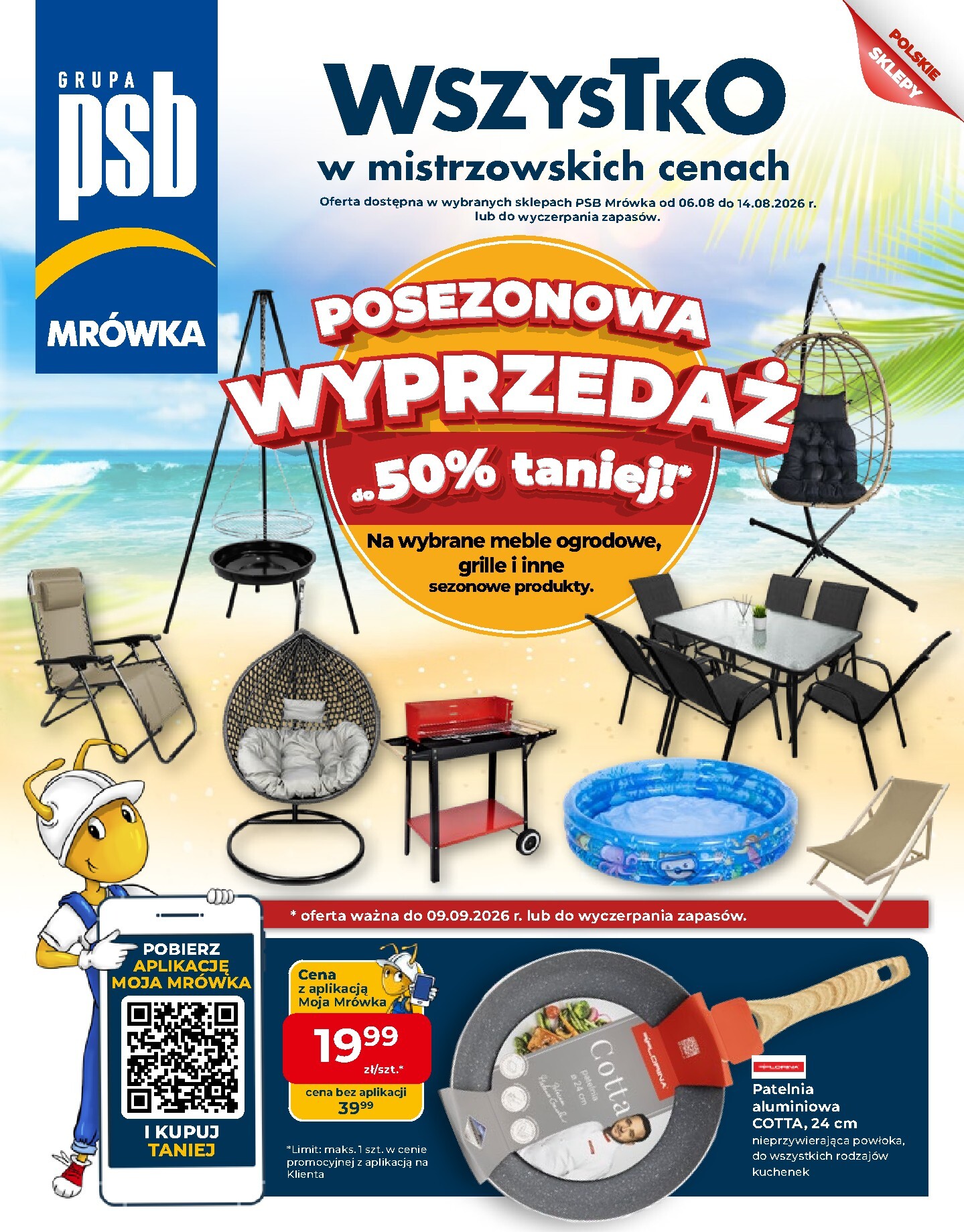 Aktualna gazetka Mrówka - Gazetka PSB Mrówka Andrychów - PSB Mrówka Andrychów Gazetka ważna od 06.08.2026 do 14.08.2026