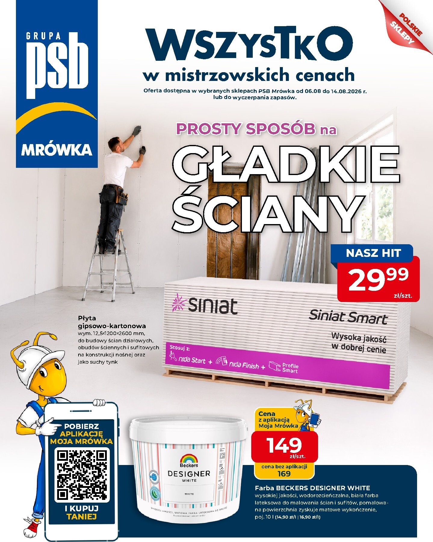 Aktualna gazetka Mrówka - Gazetka PSB Mrówka Człuchów - PSB Mrówka Człuchów Gazetka ważna od 06.08.2026 do 14.08.2026