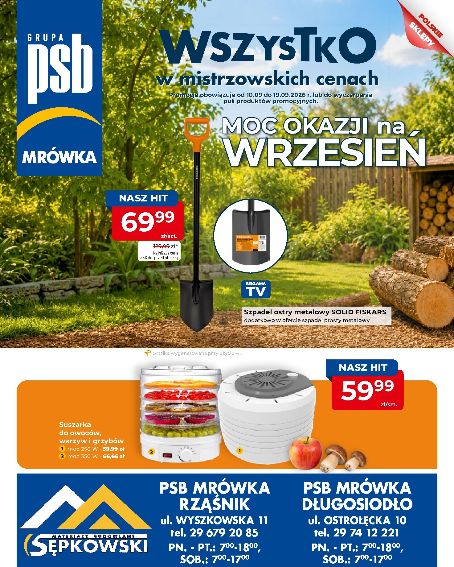Nowa gazetka Mrówka - Długosiodło ważna od 10.09.2026 do 19.09.2026