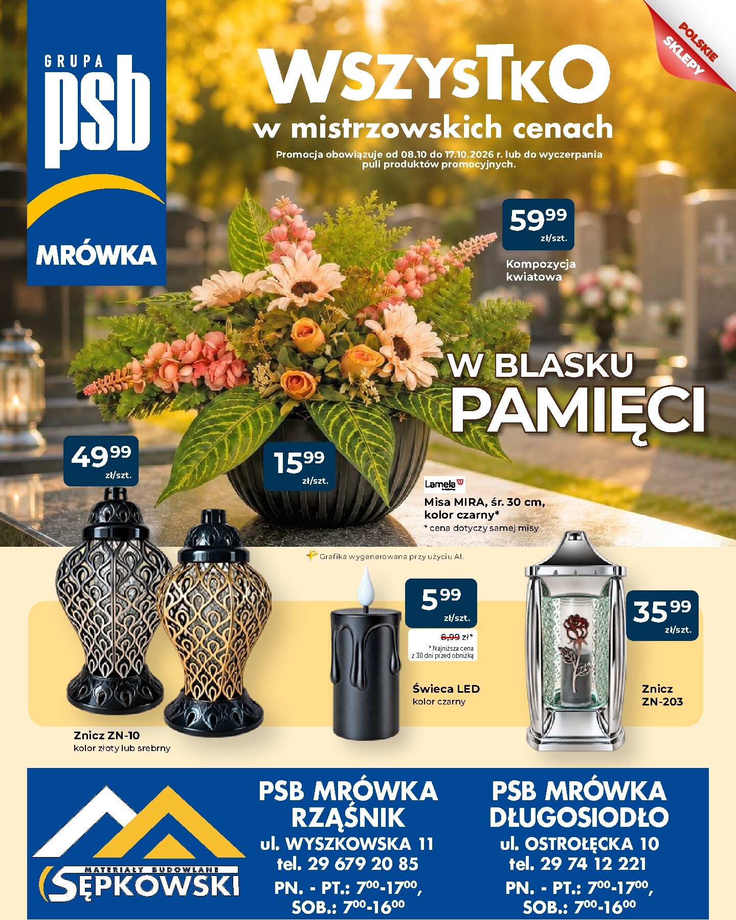 Aktualna gazetka Mrówka - Długosiodło ważna od 08.10.2026 do 17.10.2026