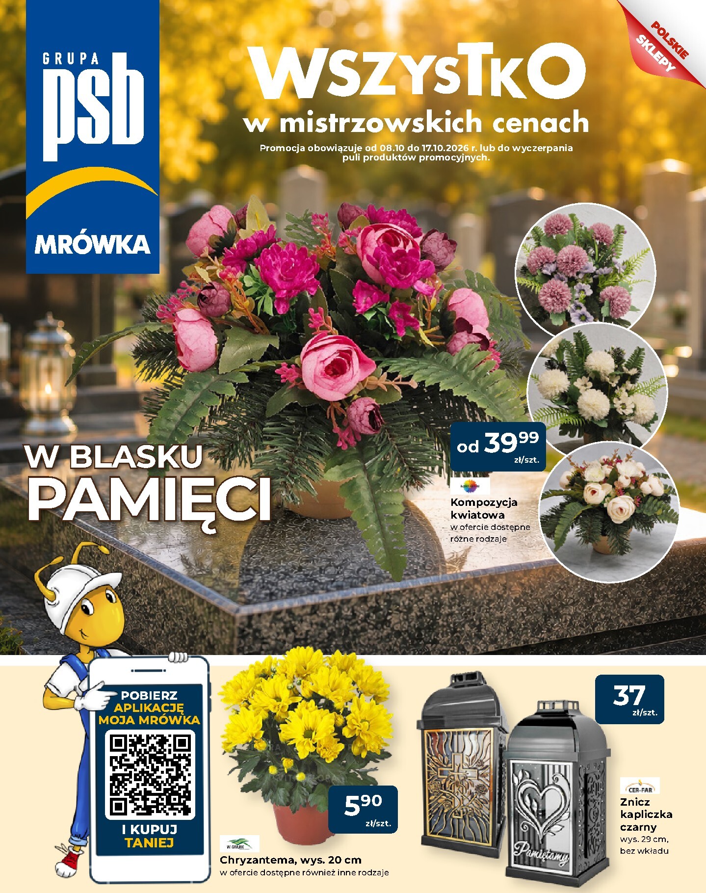 Aktualna gazetka Mrówka - Andrychów ważna od 08.10.2026 do 17.10.2026