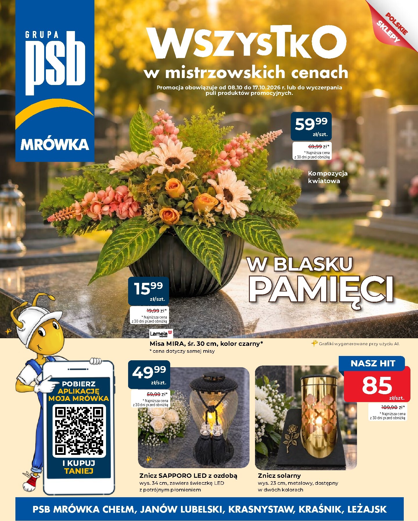 Aktualna gazetka Mrówka - Chełm ważna od 08.10.2026 do 17.10.2026