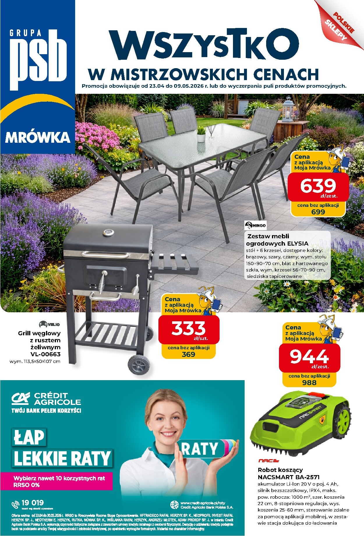 Aktualna gazetka Mrówka - Andrychów ważna od 23.04.2026 do 09.05.2026