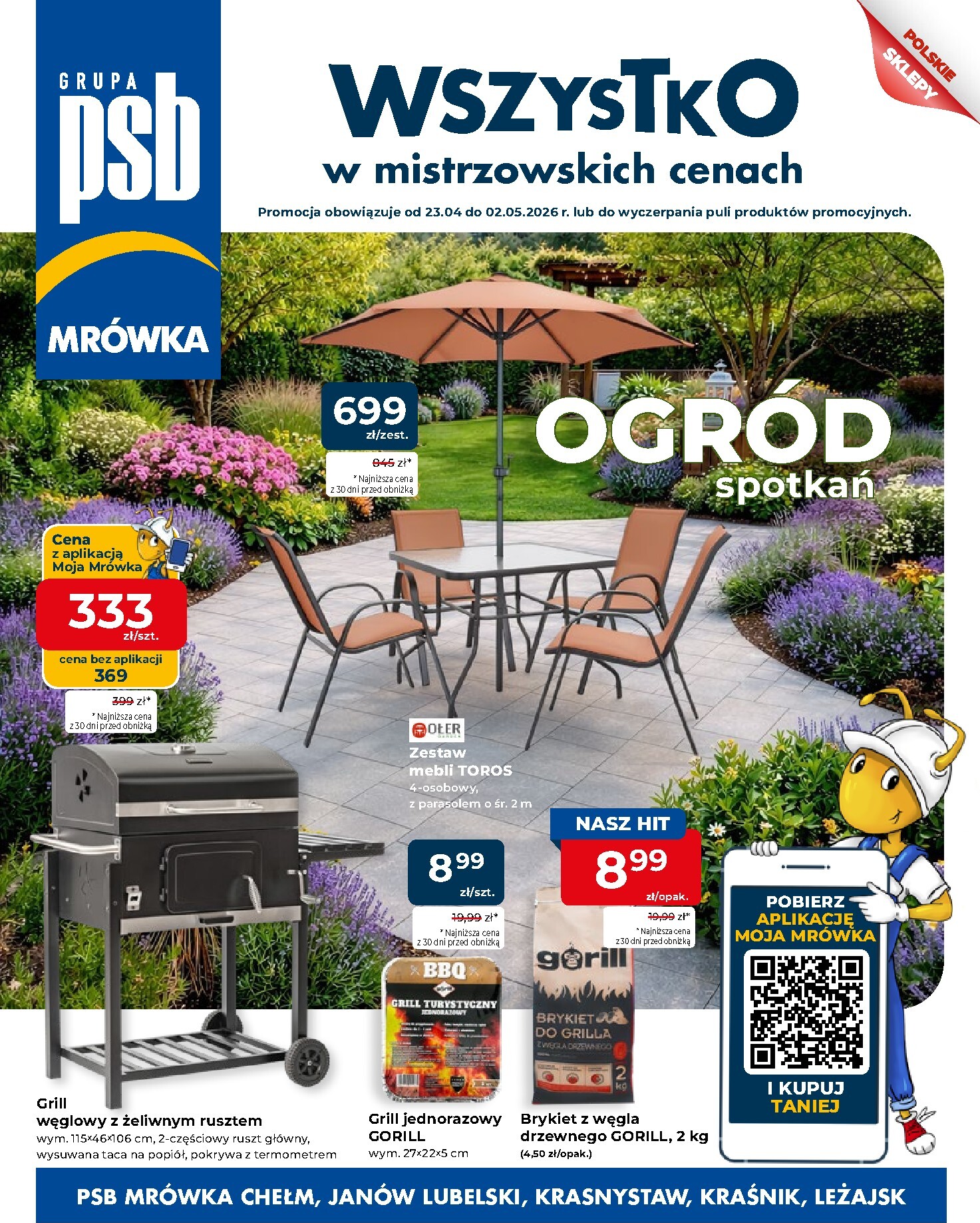 Aktualna gazetka Mrówka - Chełm ważna od 23.04.2026 do 02.05.2026