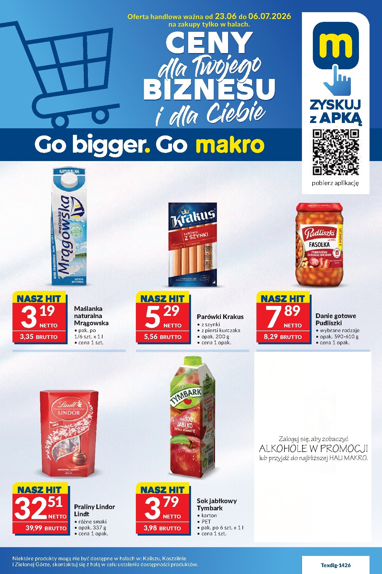 Aktualna gazetka Makro - Ceny dla twojego biznesu i dla ciebe ważna od 23.06.2026 do 06.07.2026