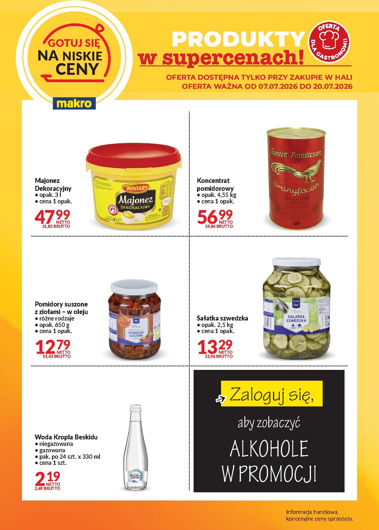 Aktualna gazetka Makro - Gotuj się na niskie ceny ważna od 06.07.2026 do 20.07.2026