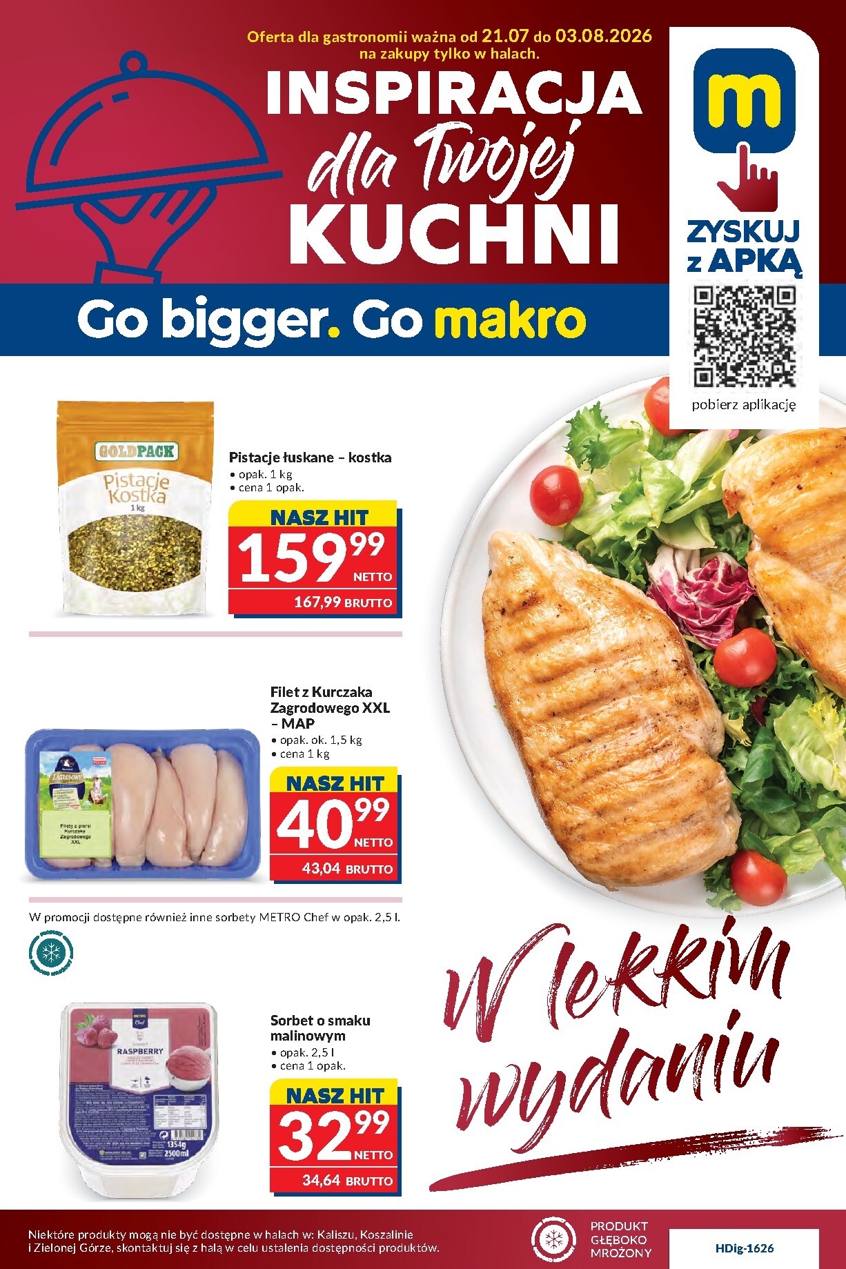Nowa gazetka Makro - Oferta dla gastronomii ważna od 21.07.2026 do 03.08.2026