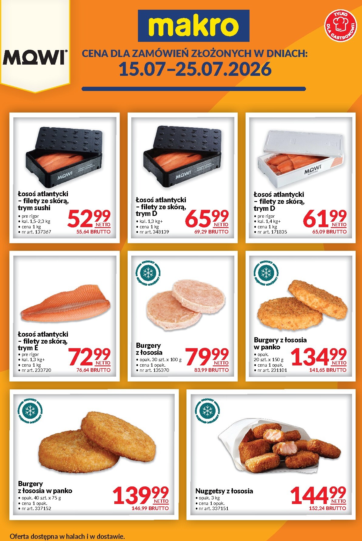 Aktualna gazetka Makro - MOWI ważna od 15.07.2026 do 25.07.2026