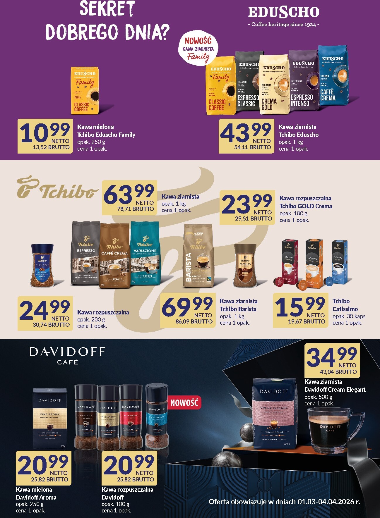 Gazetka Makro - Eduscho - ważna od 01.03.2026 do 04.04.2026