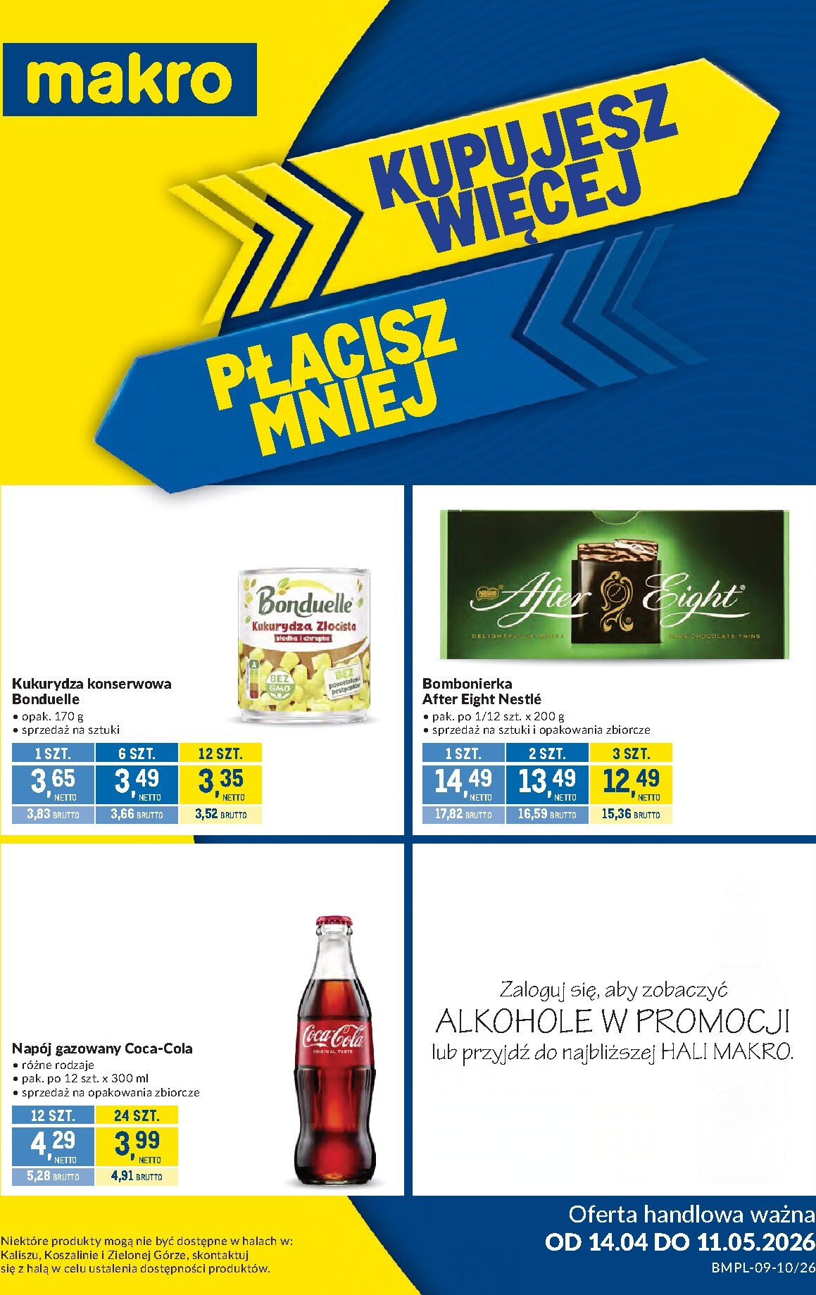 Aktualna gazetka Makro - Kupujesz więcej płacisz mniej ważna od 14.04.2026 do 11.05.2026