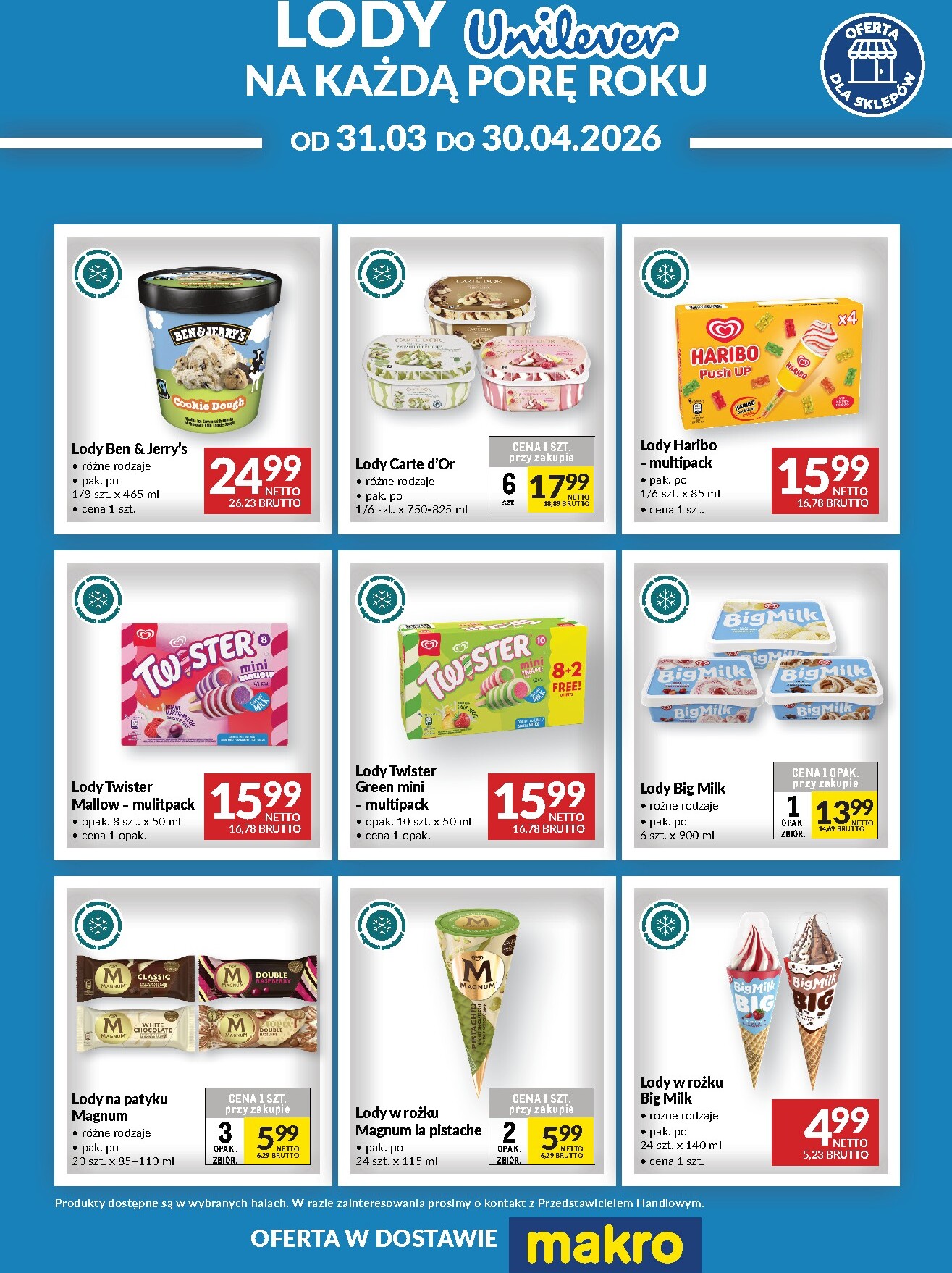 Aktualna gazetka Makro - Ulotka Unilever ważna od 31.03.2026 do 30.04.2026