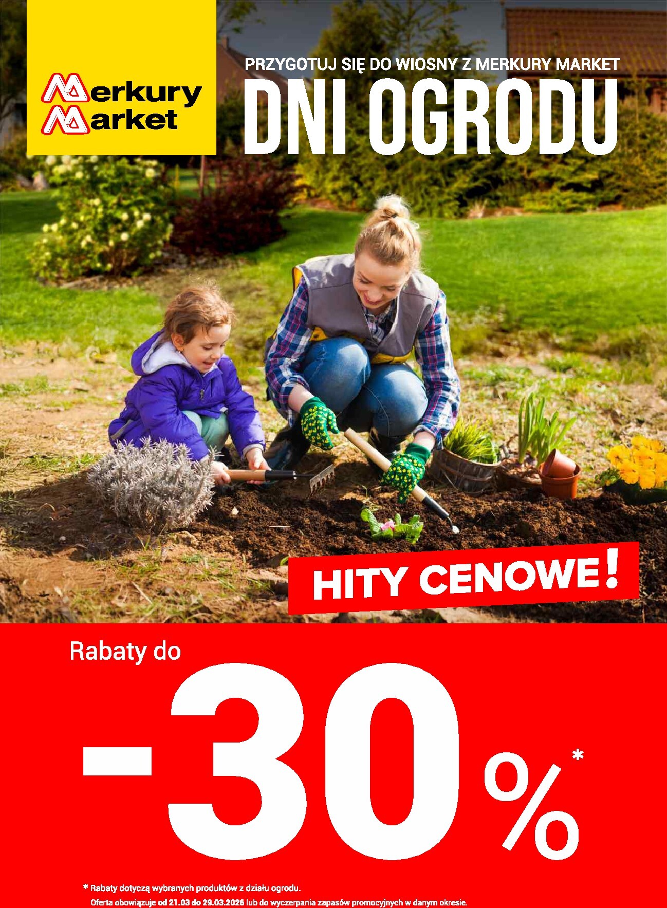 Gazetka Merkury Market - Dni ogrodu - ważna od 21.03.2026 do 29.03.2026