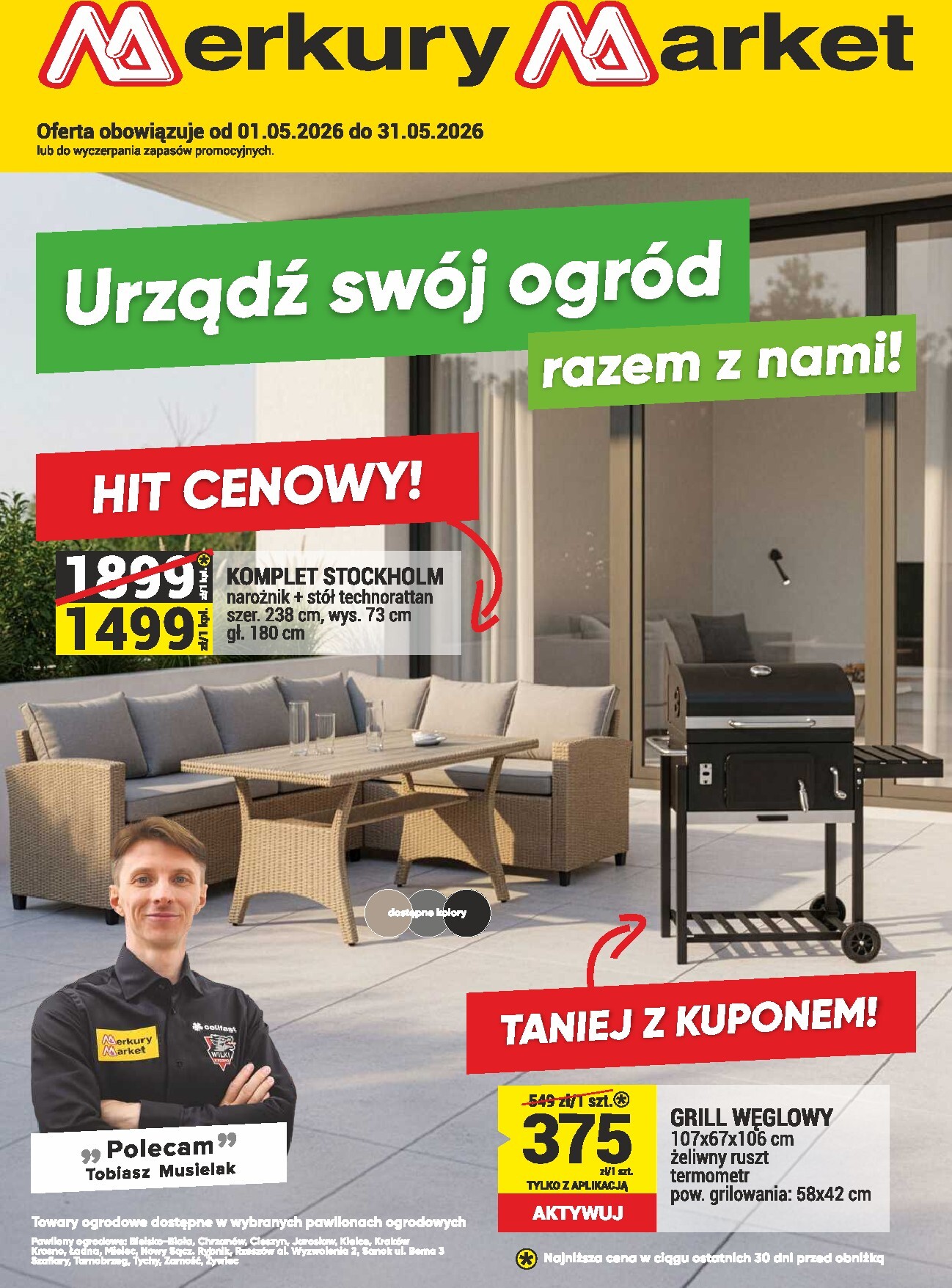 Nowa gazetka Merkury Market - Ogród ważna od 01.05.2026 do 31.05.2026