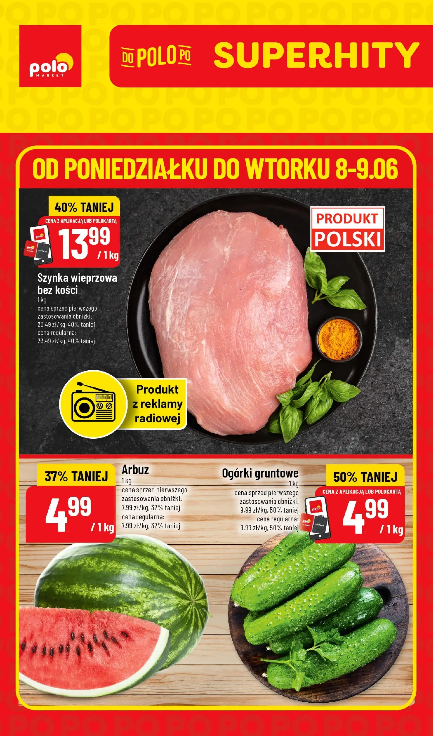 Aktualna gazetka POLO market - Super Hity ważna od 08.06.2026 do 09.06.2026