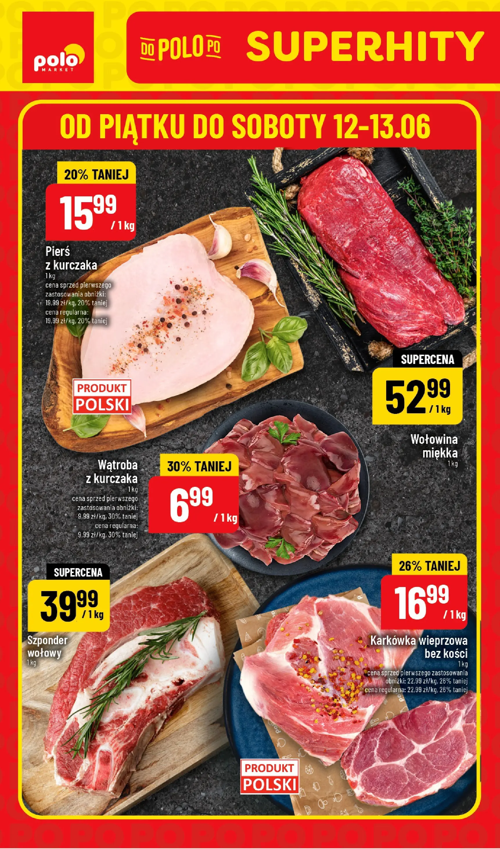 Nowa gazetka POLO market - Do soboty 13.06 w POLOmarket! ważna od 12.06.2026 do 13.06.2026