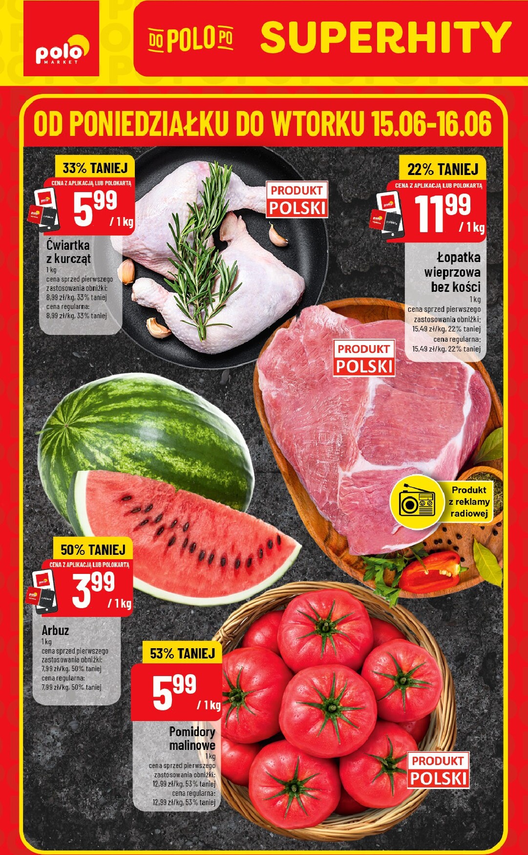 Aktualna gazetka POLO market - Katalog Superhity ważna od 15.06.2026 do 16.06.2026