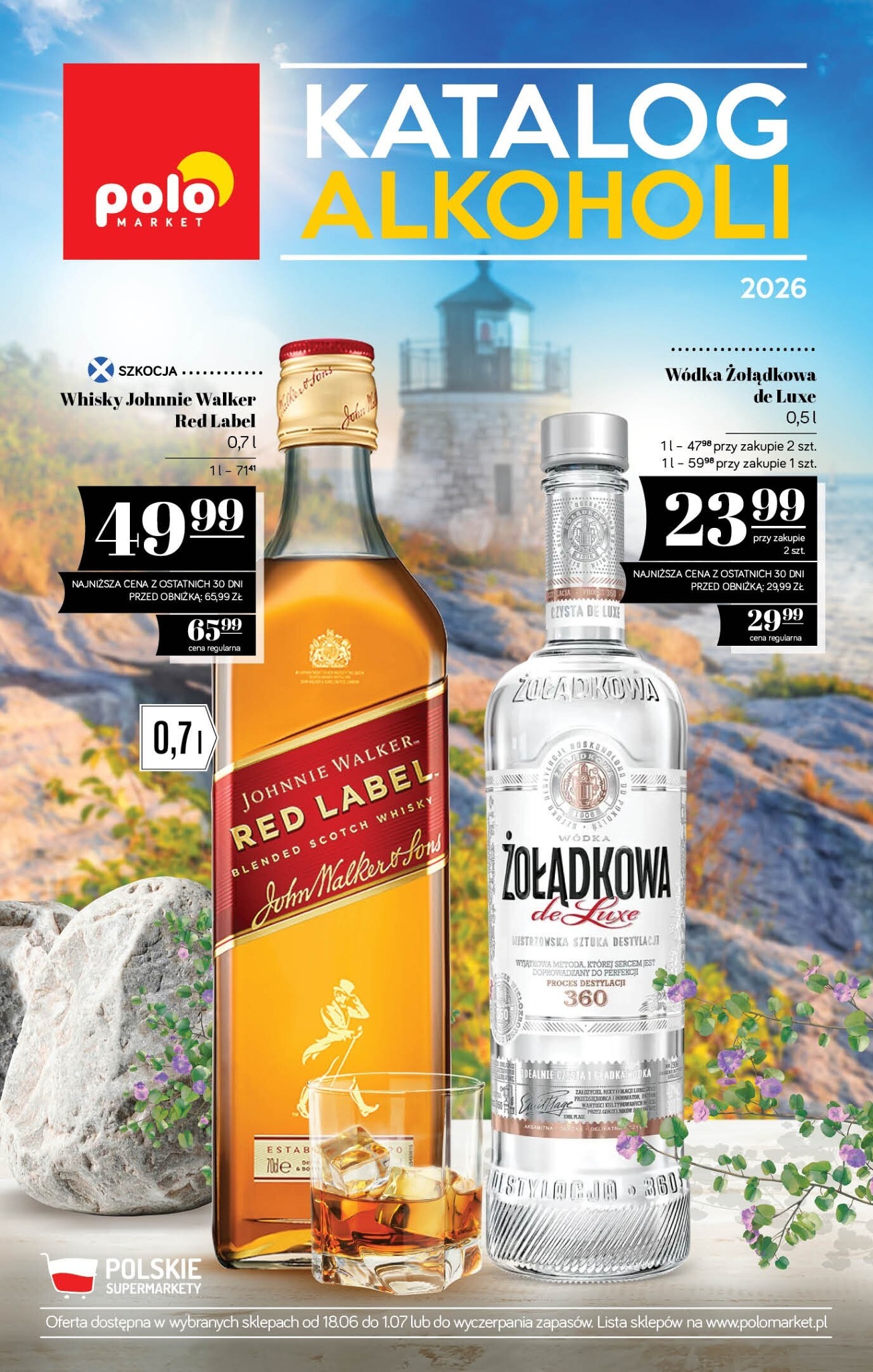 Nowa gazetka POLO market - Katalog alkoholi ważna od 18.06.2026 do 01.07.2026