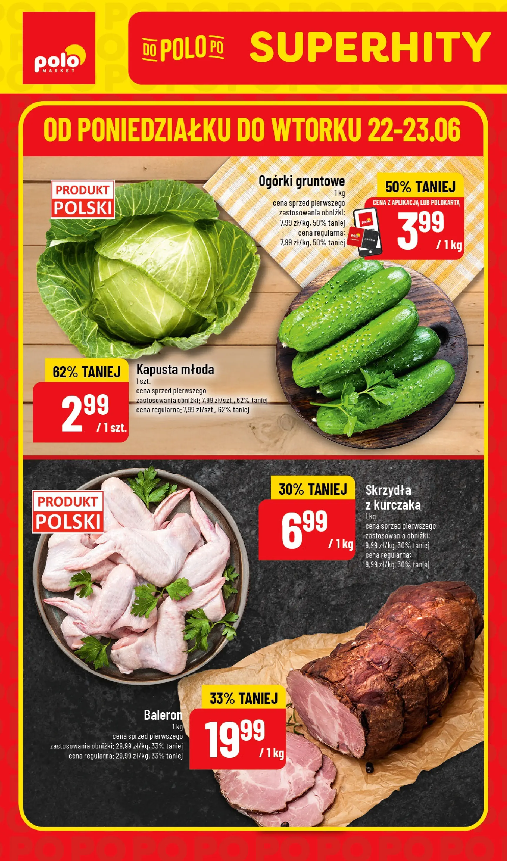 Aktualna gazetka POLO market - Superhity ważna od 22.06.2026 do 23.06.2026