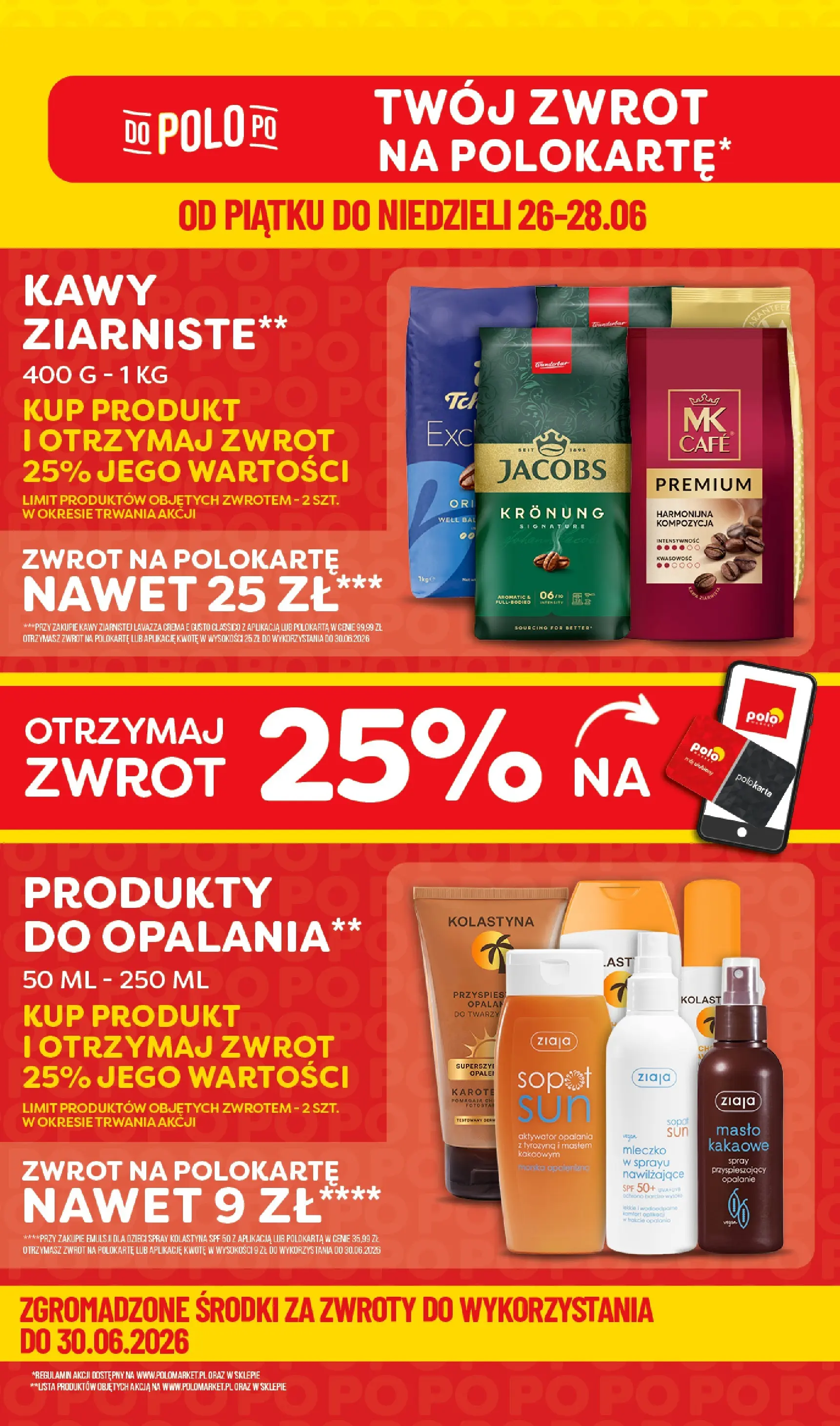 Nowa gazetka POLO market - od piątku do niedzieli ważna od 26.06.2026 do 28.06.2026