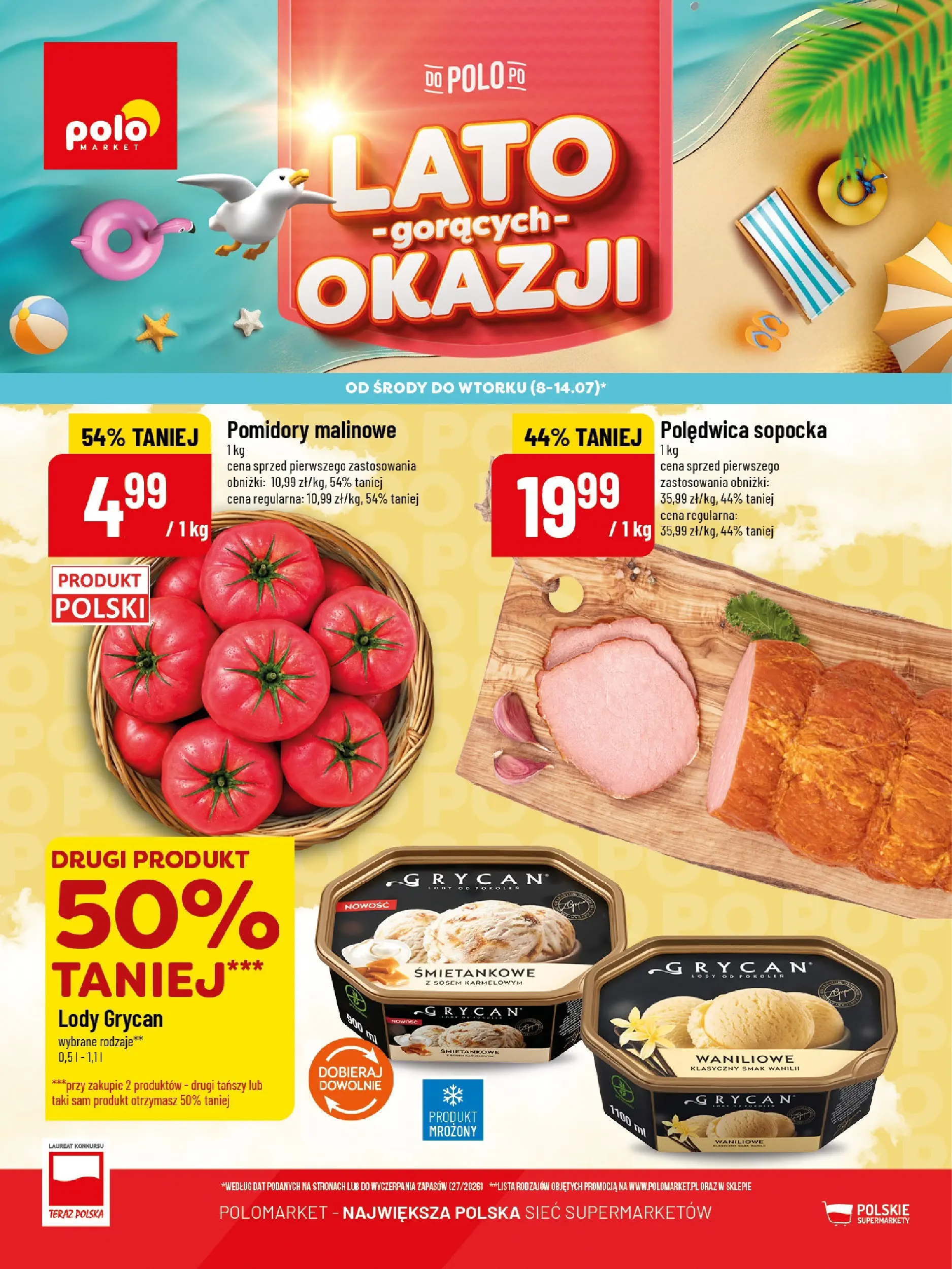 Nowa gazetka POLO market - Lato Okazji ważna od 08.07.2026 do 14.07.2026