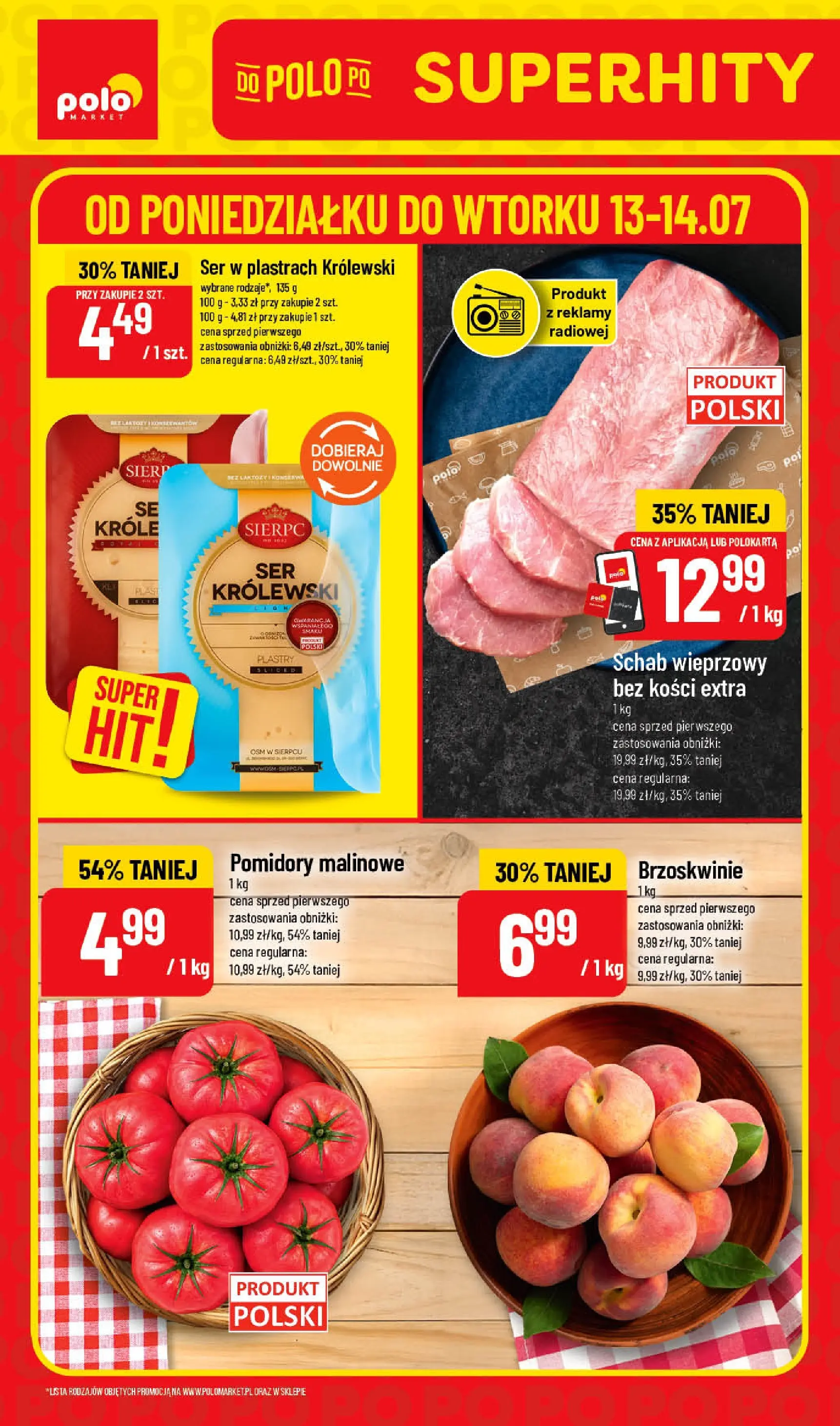 Aktualna gazetka POLO market - Super Hity ważna od 13.07.2026 do 14.07.2026