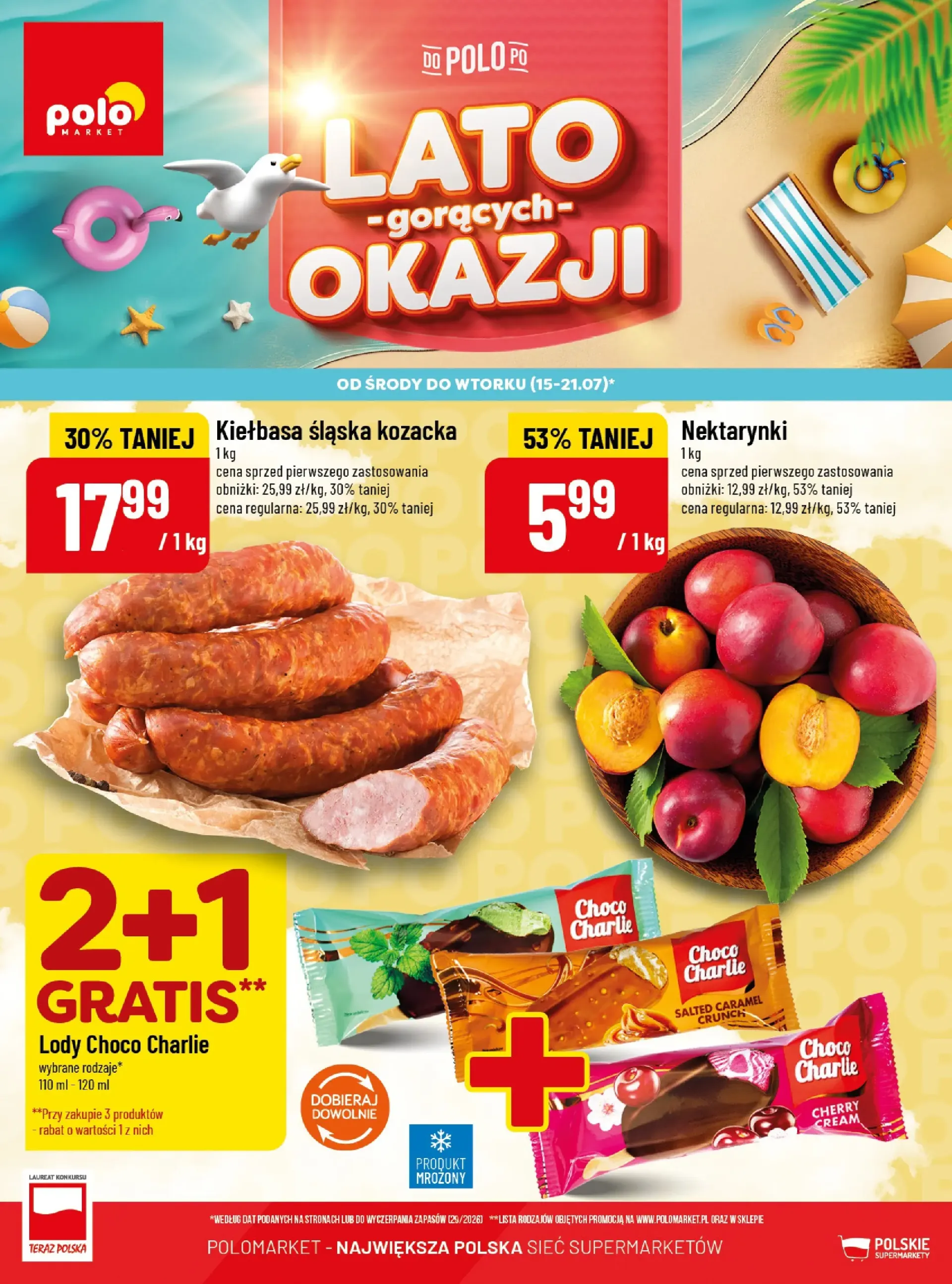 Nowa gazetka POLO market - Lato Gorących Okazji ważna od 15.07.2026 do 21.07.2026