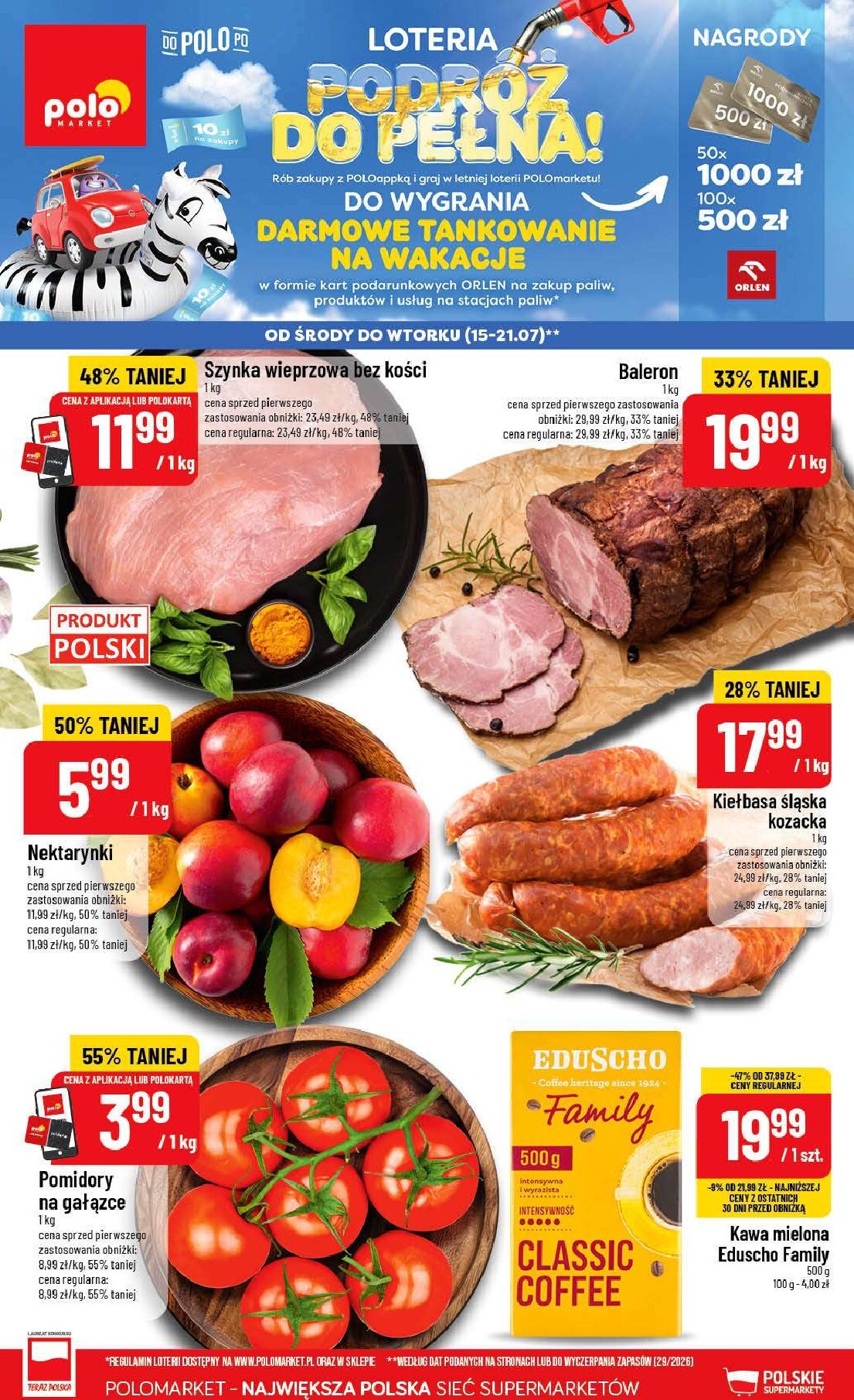 Nowa gazetka POLO market ważna od 15.07.2026 do 21.07.2026