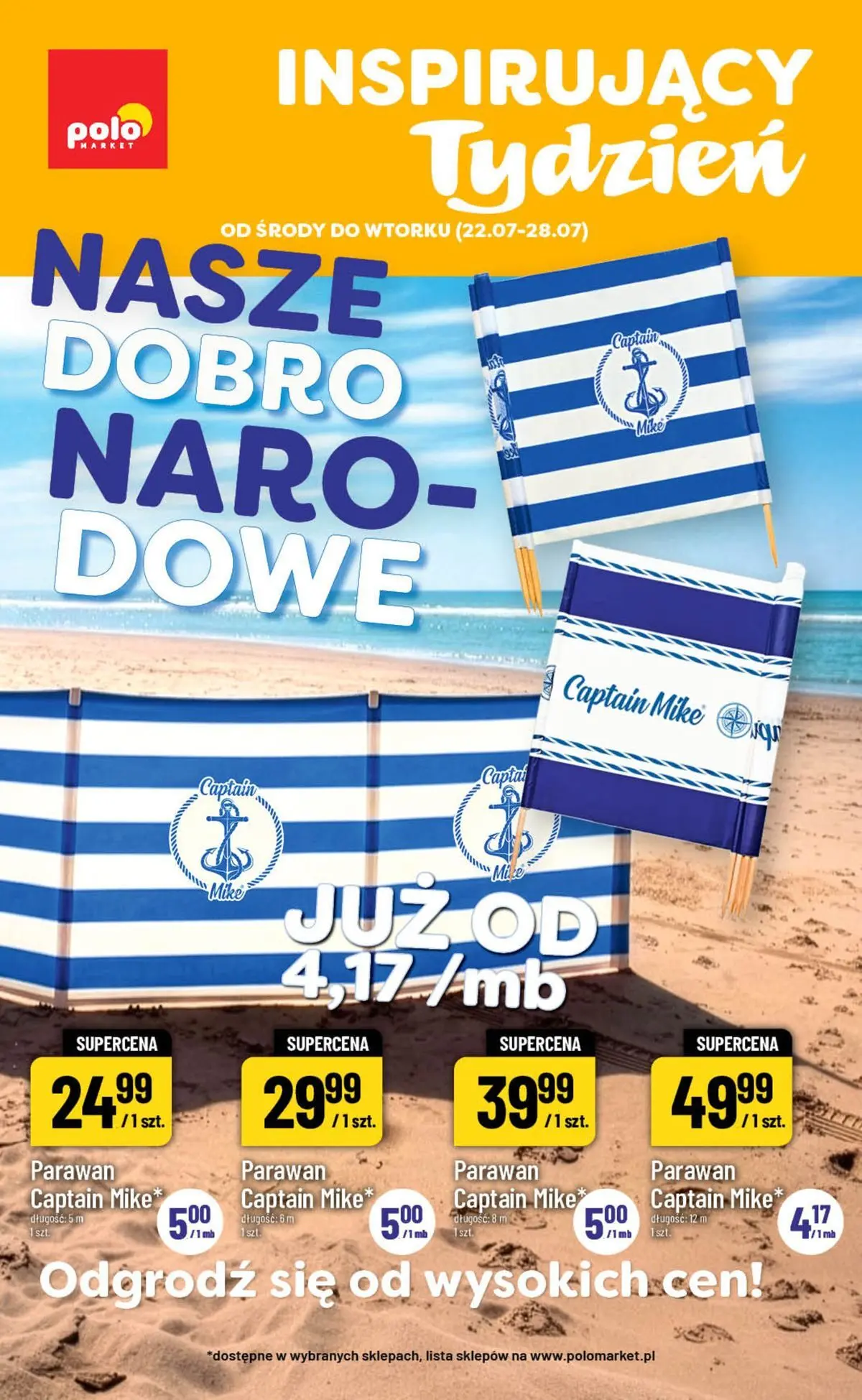 Aktualna gazetka POLO market - Tydzień pełen inspiracji ważna od 22.07.2026 do 28.07.2026