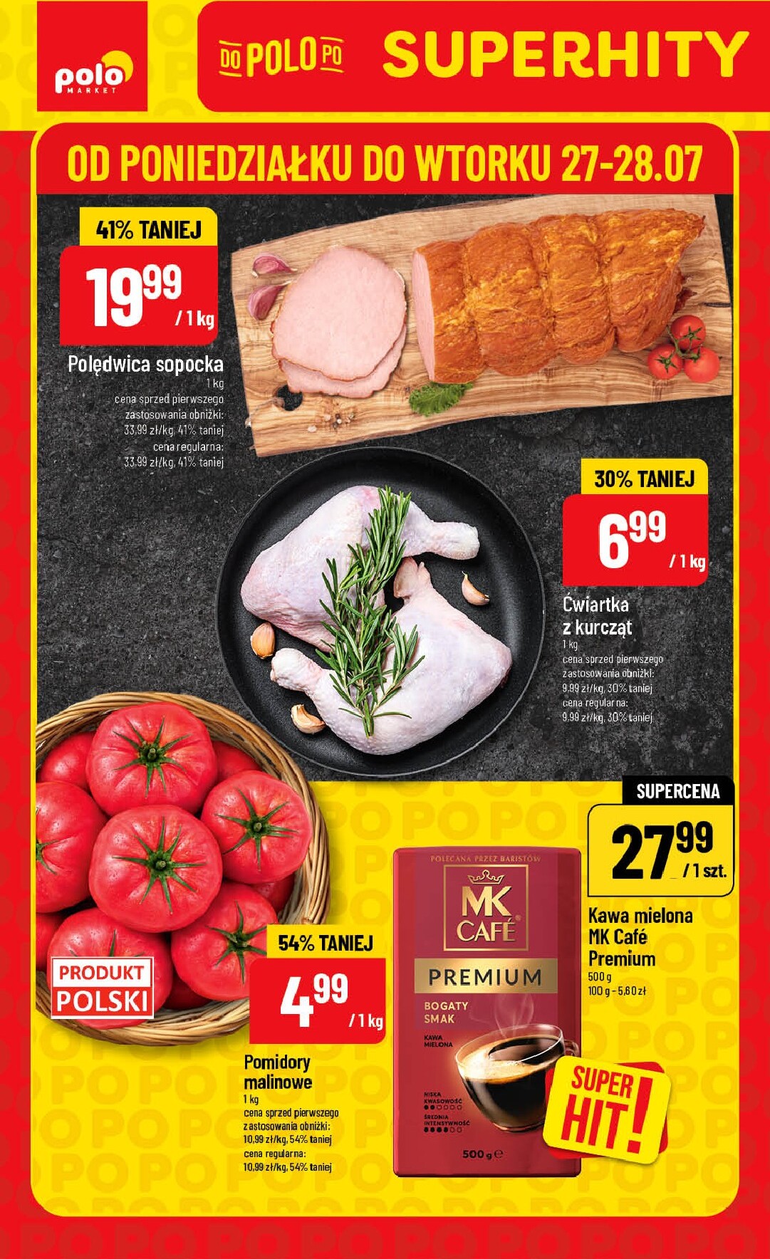 Aktualna gazetka POLO market - Superhity ważna od 27.07.2026 do 28.07.2026