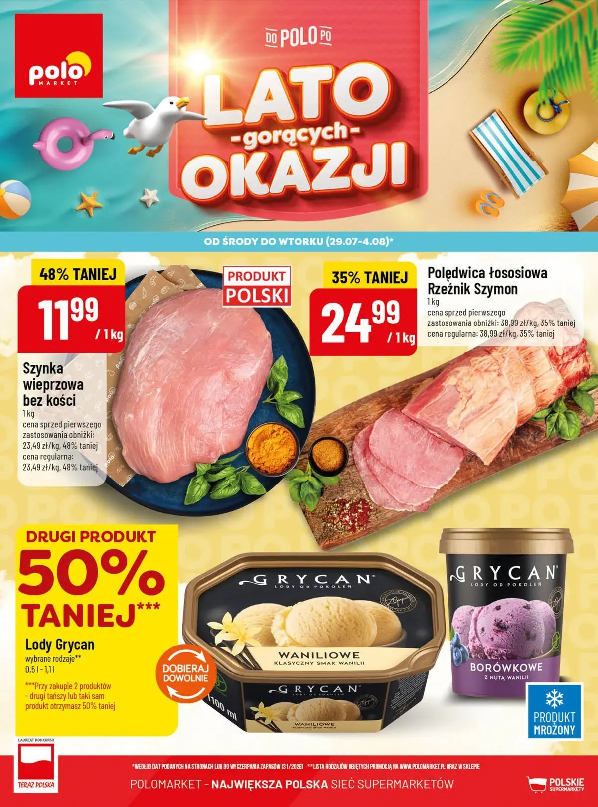 Nowa gazetka POLO market - Lato Gorących Okazji ważna od 29.07.2026 do 04.08.2026
