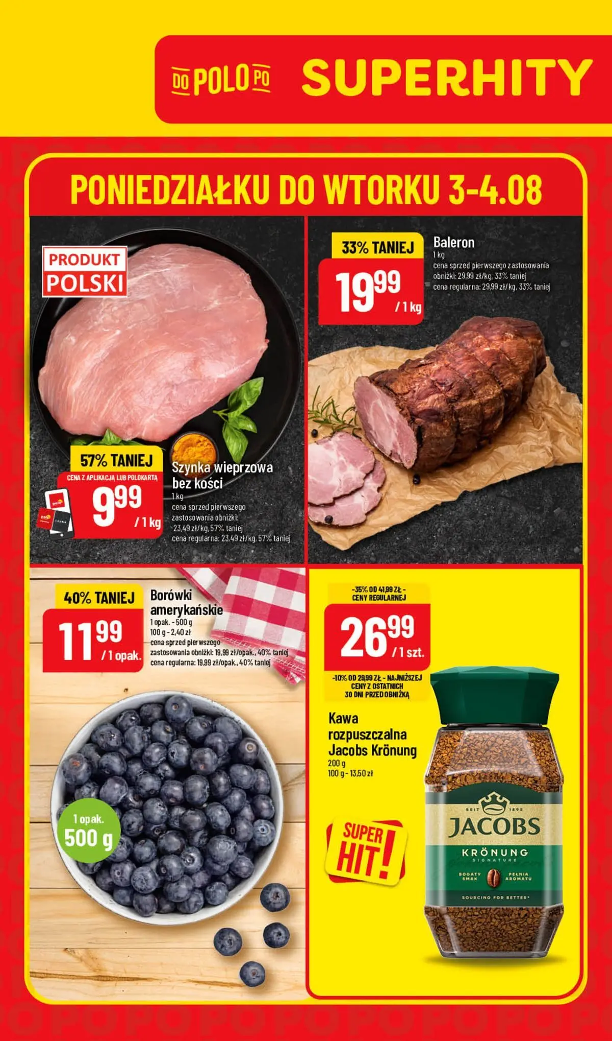 Aktualna gazetka POLO market - Superhity ważna od 03.08.2026 do 04.08.2026