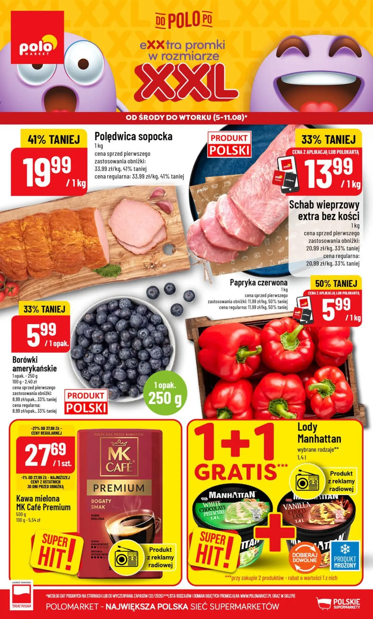 Aktualna gazetka POLO market ważna od 05.08.2026 do 11.08.2026